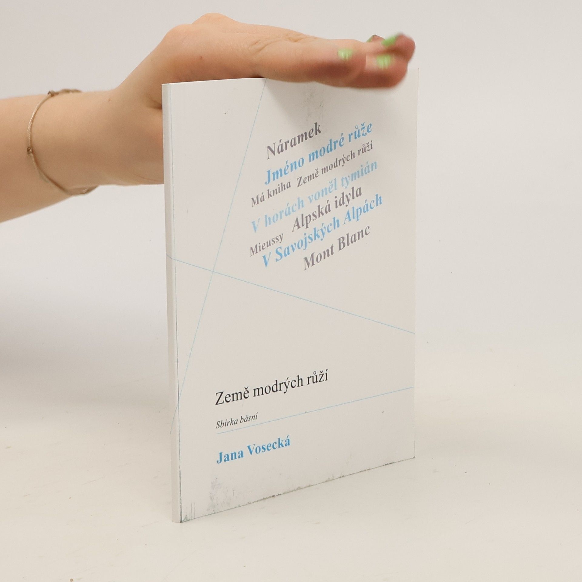 Jana Vosecká Země modrých růží : sbírka básní