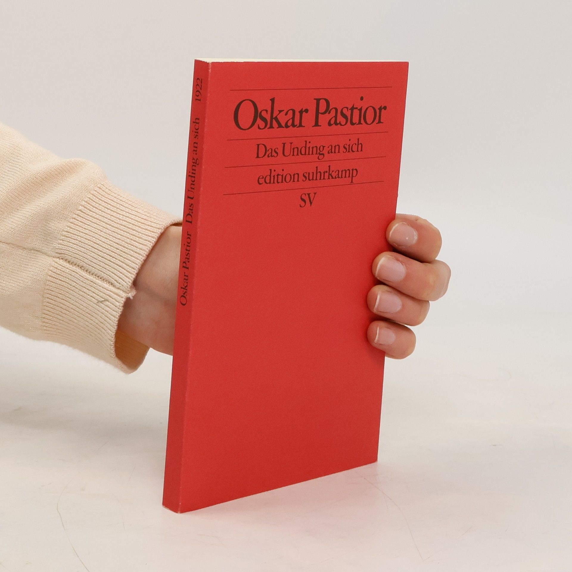 Oskar Pastior Das Unding an sich