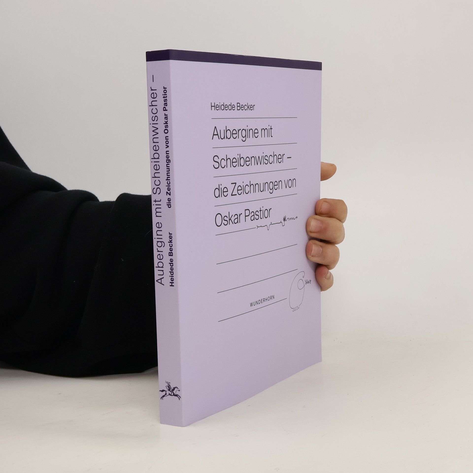 Oskar Pastior Aubergine mit Scheibenwischer
