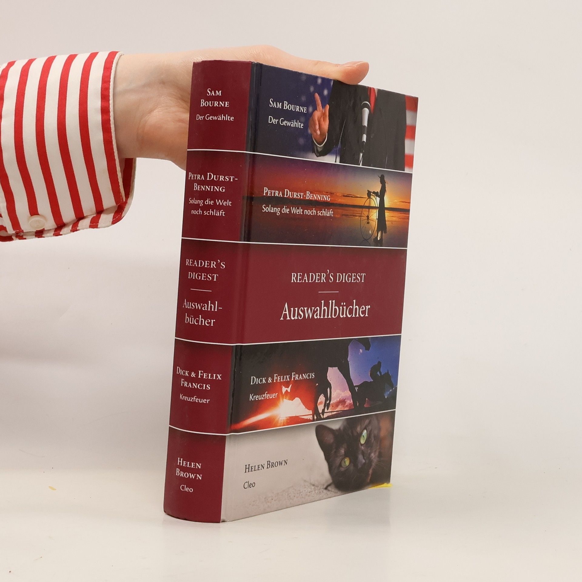 Dick Francis Readers Digest Auswahlbücher: Der Gewählte, Solange die Welt noch schläft, Kreuzfeuer, Cleo