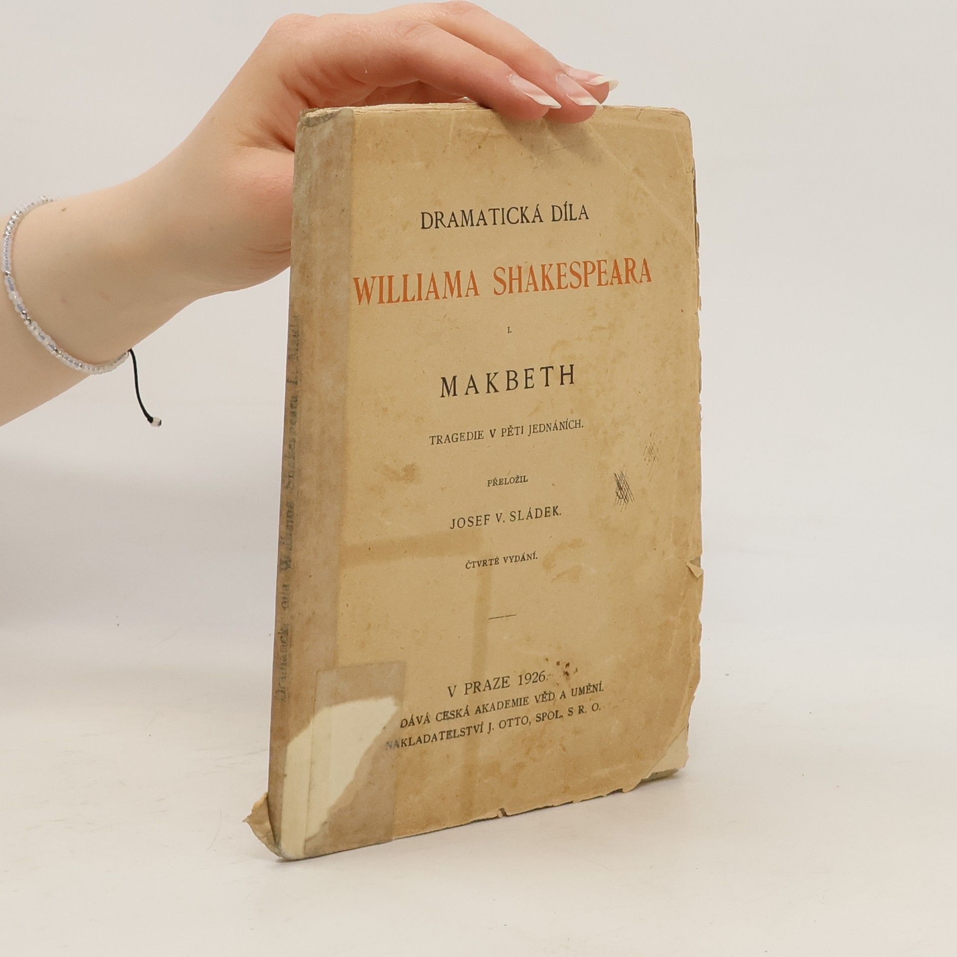 William Shakespeare Dramatická díla Williama Shakespeara I. Makbeth