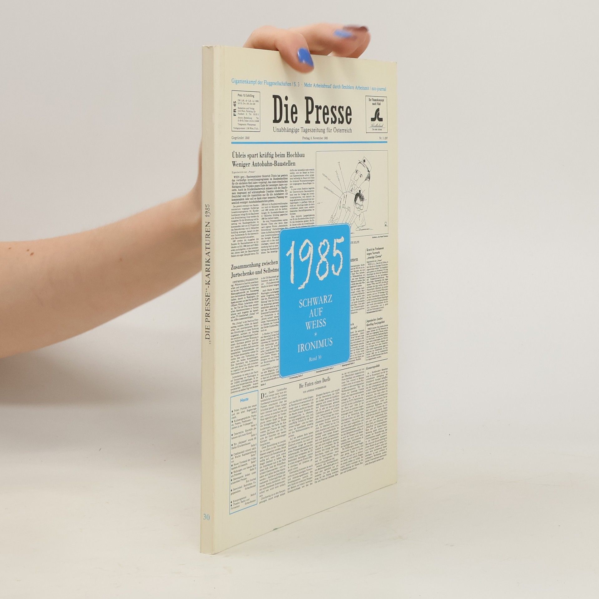 Autores varios Die Presse. Karikaturen 1985