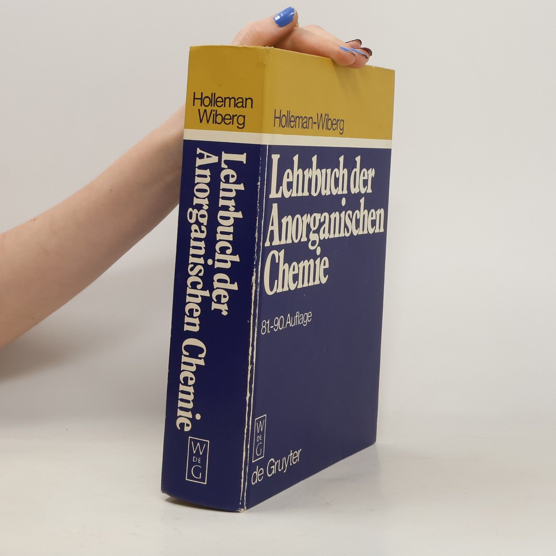 Arnold F. Holleman Lehrbuch der anorganischen Chemie