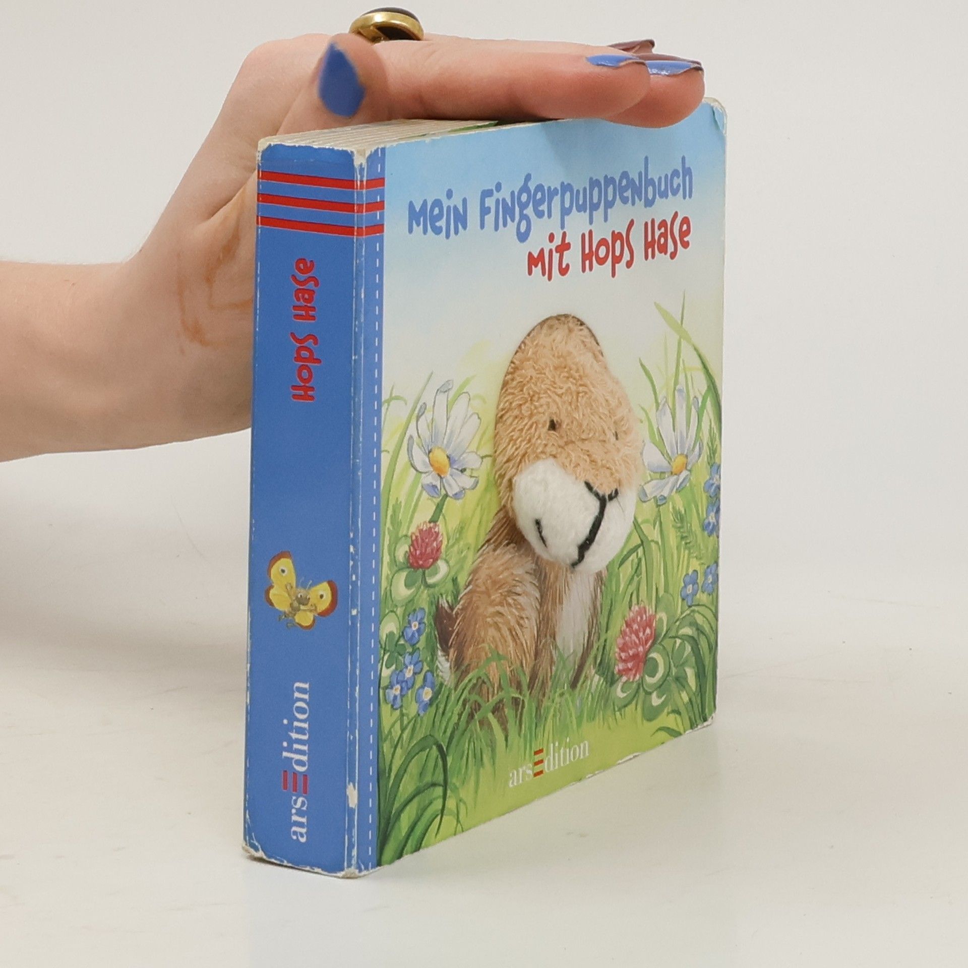 Antje Flad Mein Fingerpuppenbuch mit Hops Hase