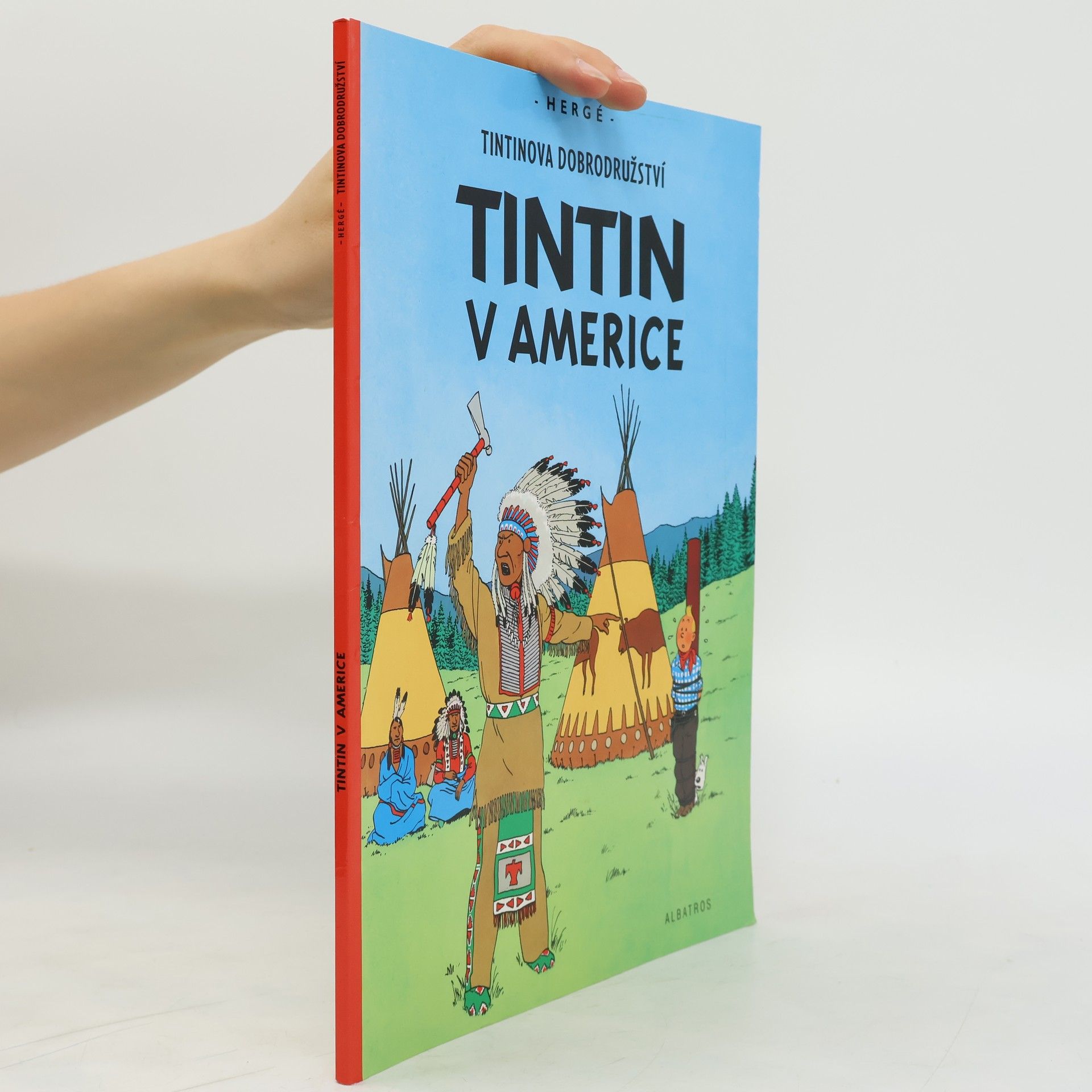 Hergé Tintin v Americe