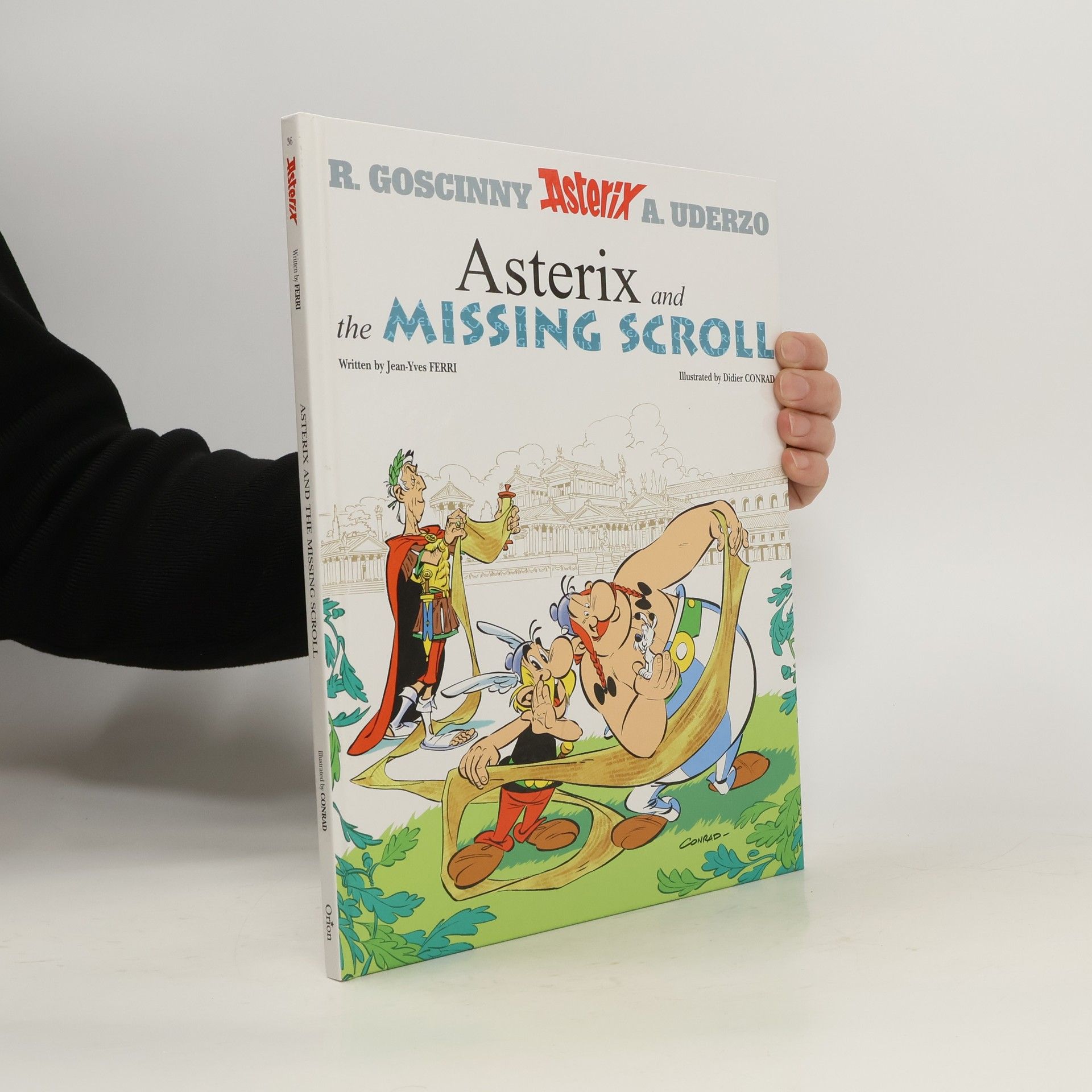 Didier Conrad Asterix and the Missing Scroll. Asterix - Der Papyrus des Cäsar, englische Ausgabe