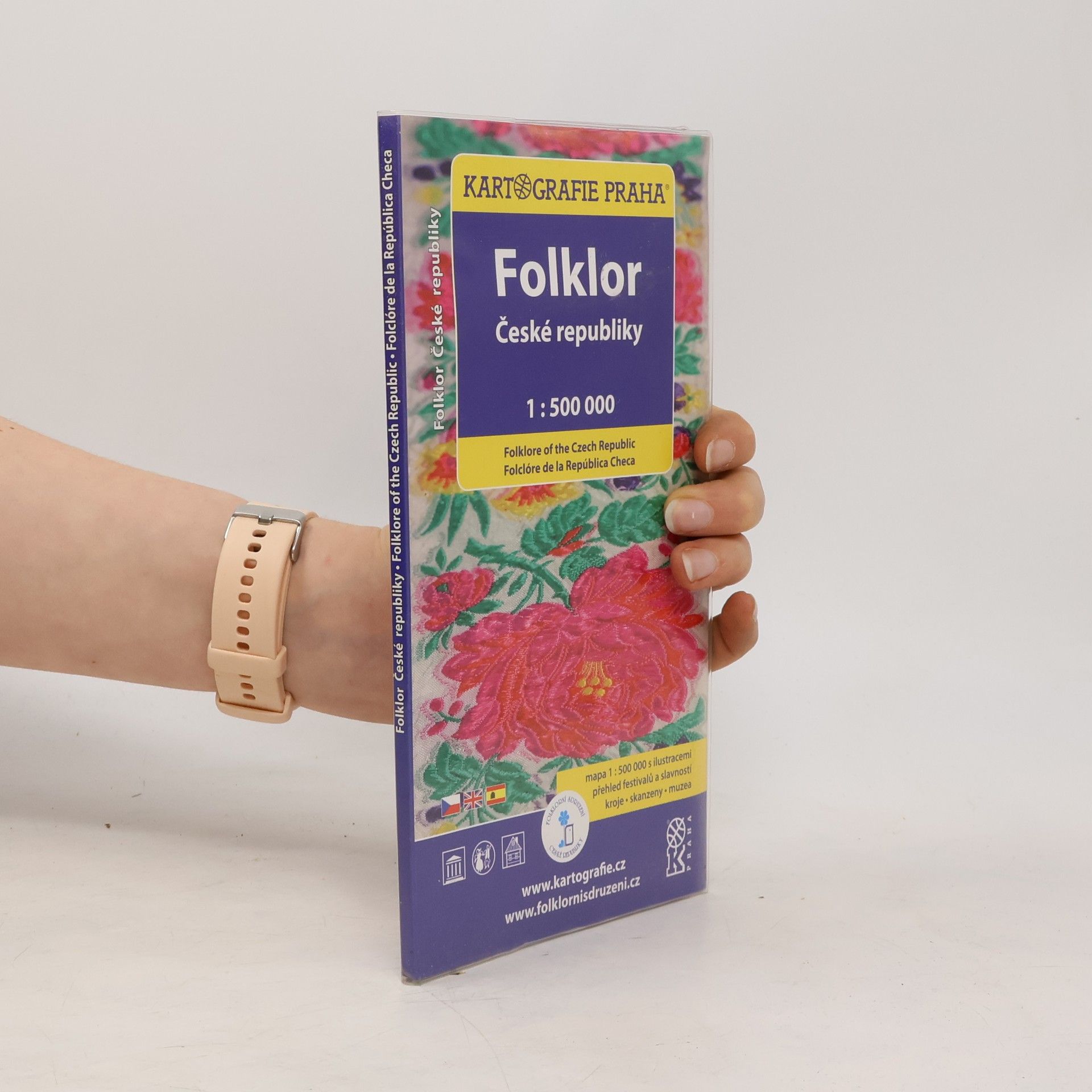 Kartografie Praha Folklor České republiky 1:500 000