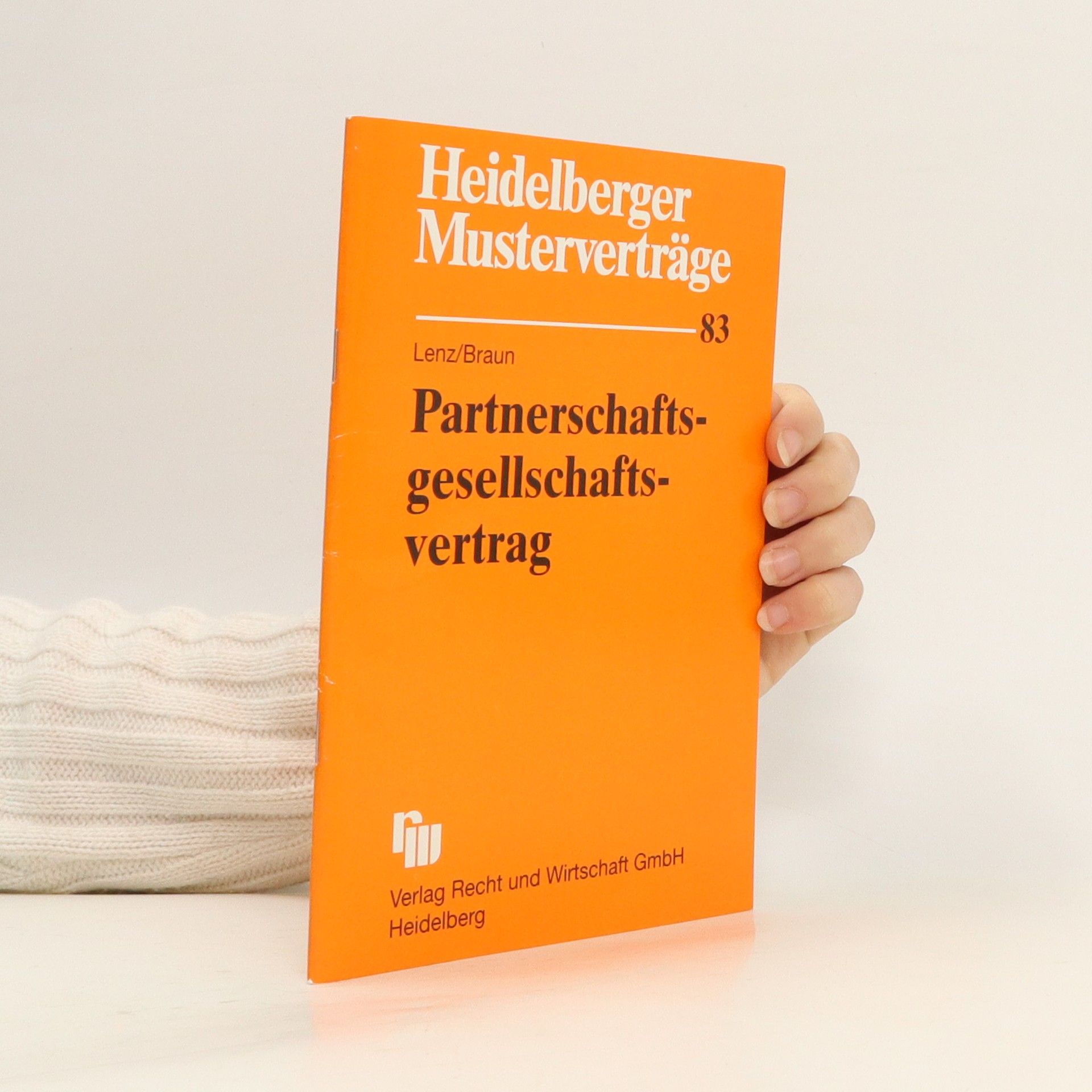Tobias Lenz Partnerschaftsgesellschaftsvertrag