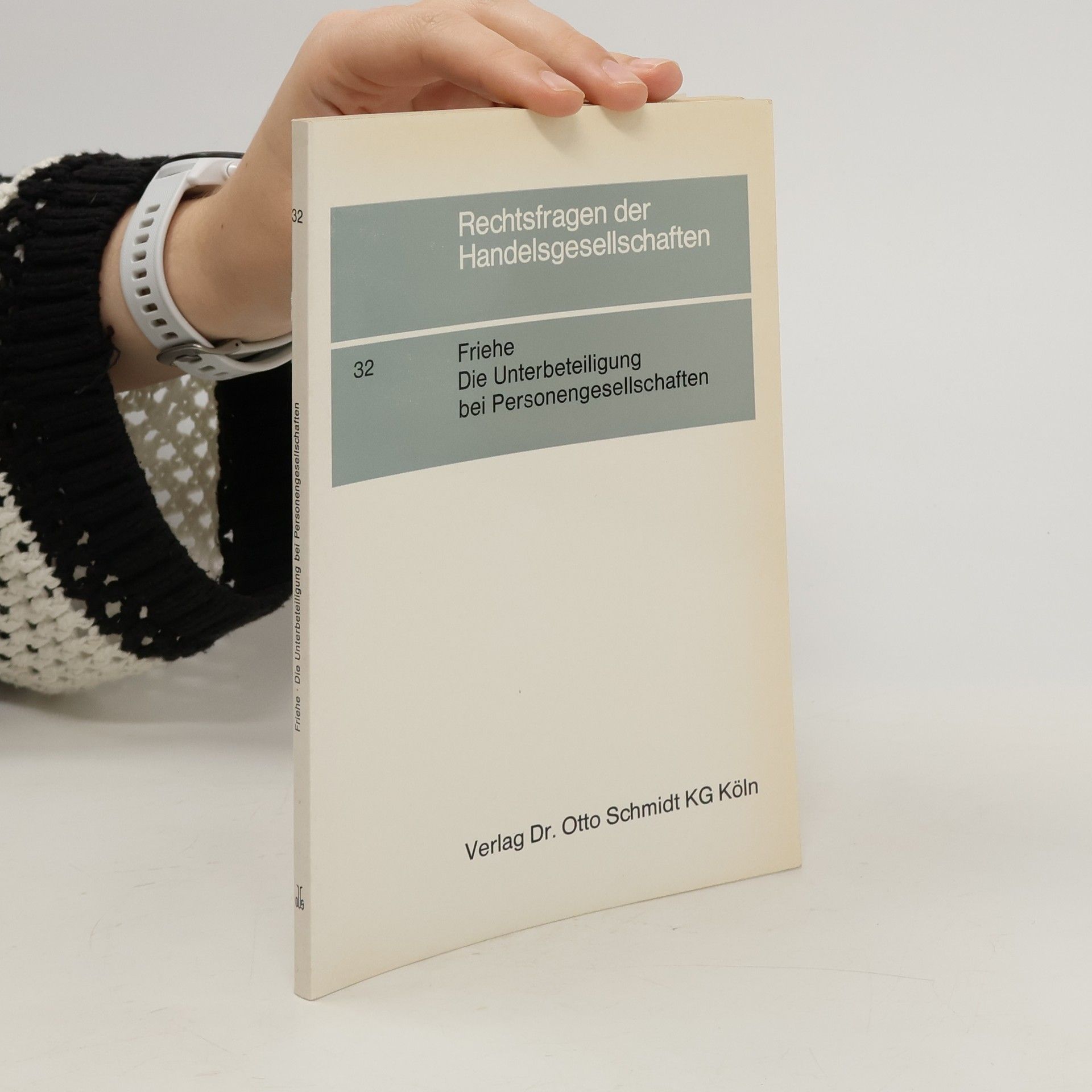 Christian-Friedrich Menger Die Unterbeteiligung bei Personengesellschaften