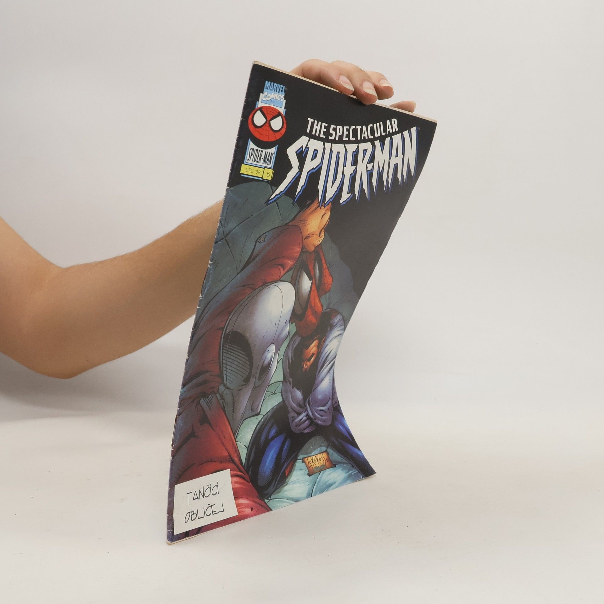 kolektiv The Spectacular Spider-man. DEC/98. Tančící obličej