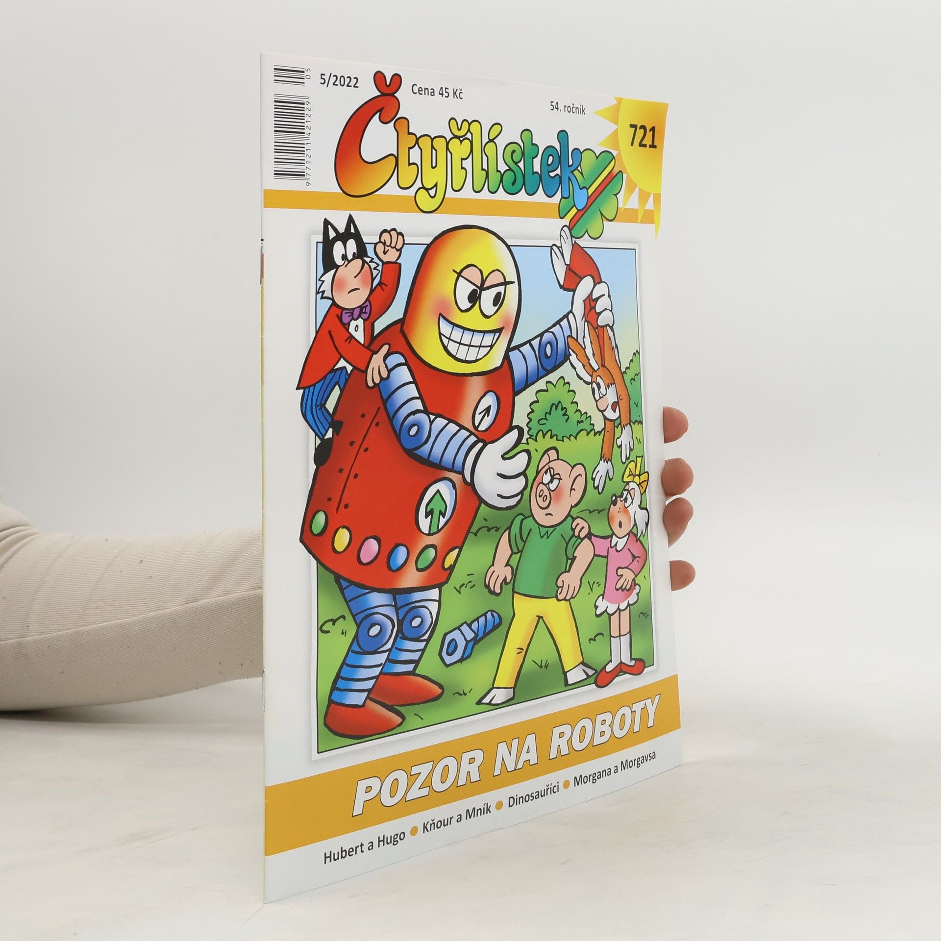 Kolektiv autorů Čtyřlístek 5/2022 721. Pozor na roboty