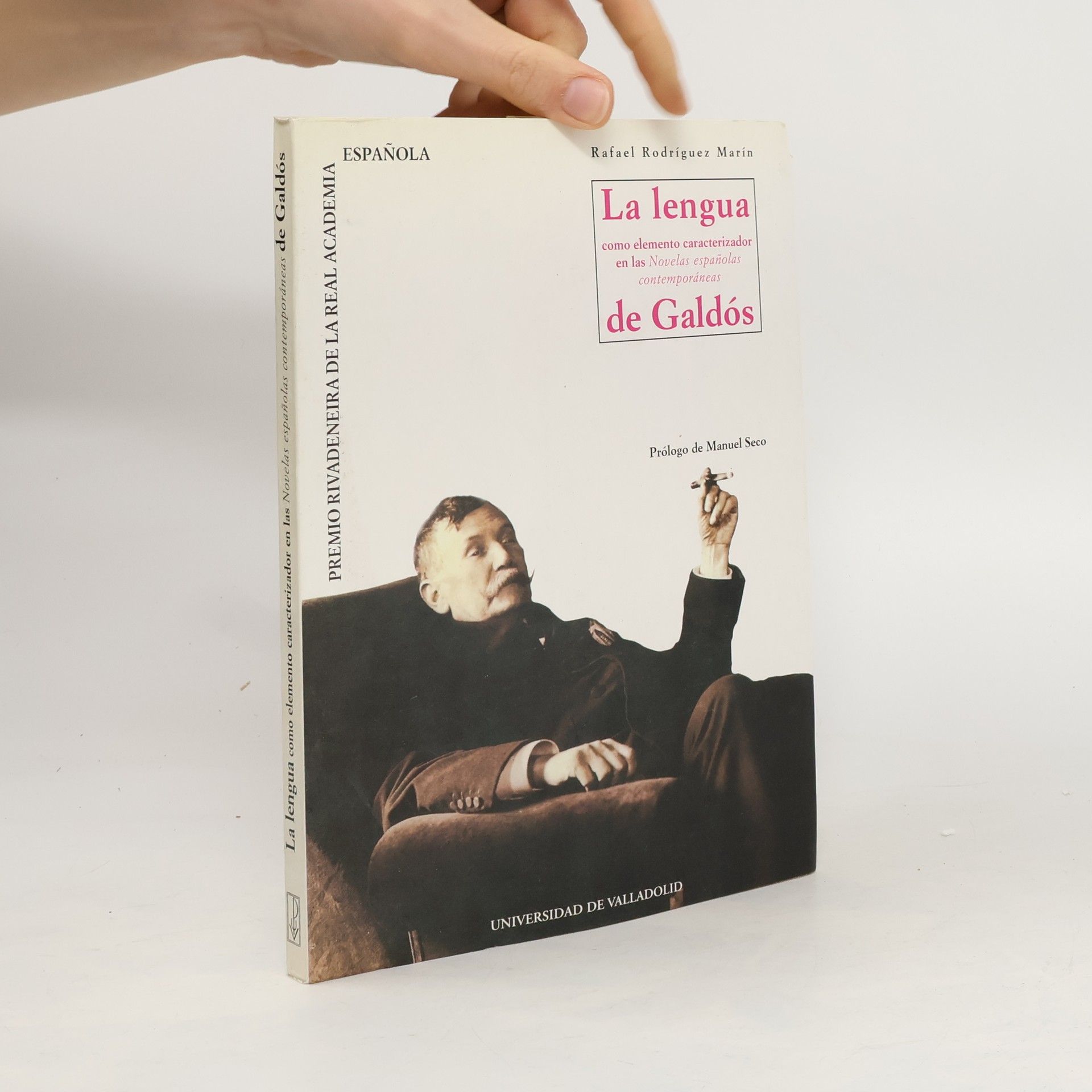 Rafael Rodríguez Marín La lengua como elemento caracterizador en las. Novelas españolas contemporáneas. de Galdós