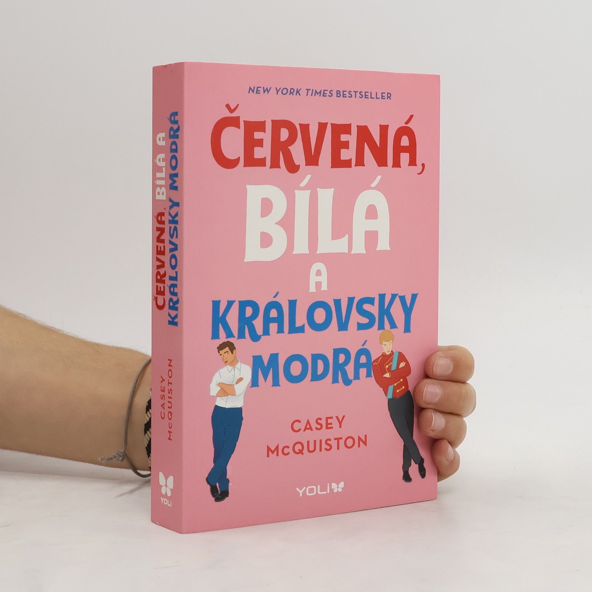 Casey McQuiston Červená, bílá a královsky modrá