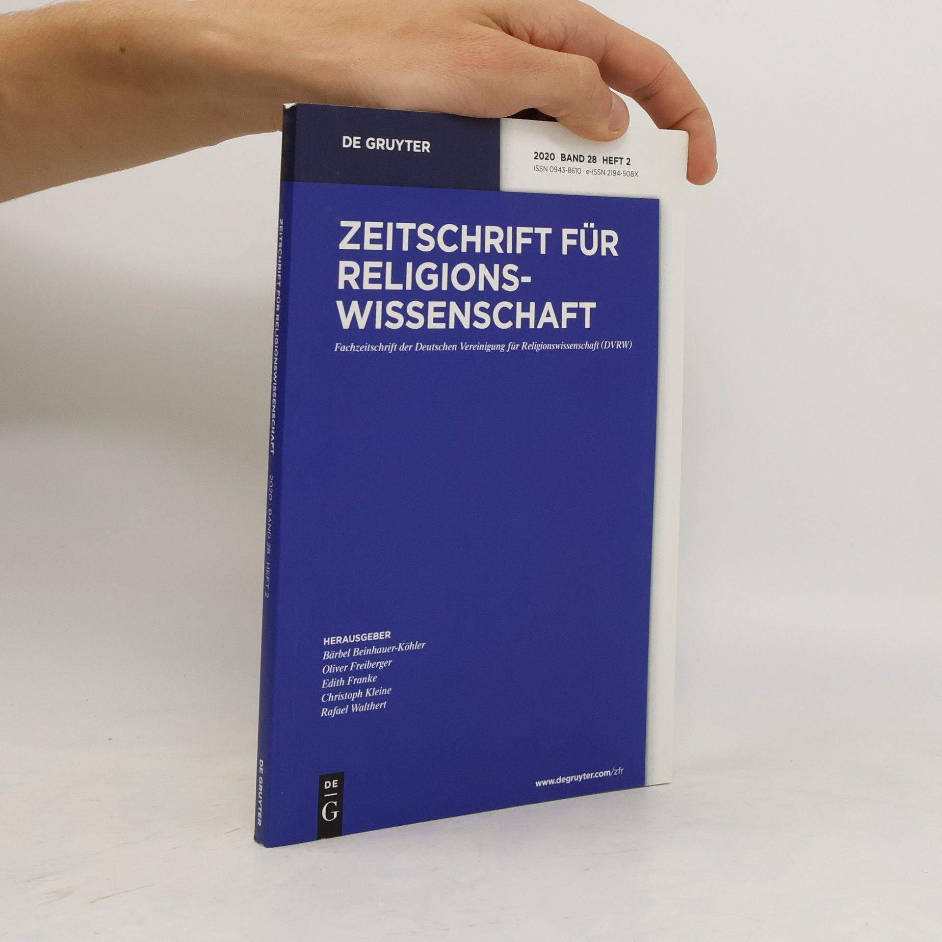 Bärbel Beinhauer-Köhler Zeitschrift für Religionswissenschaft