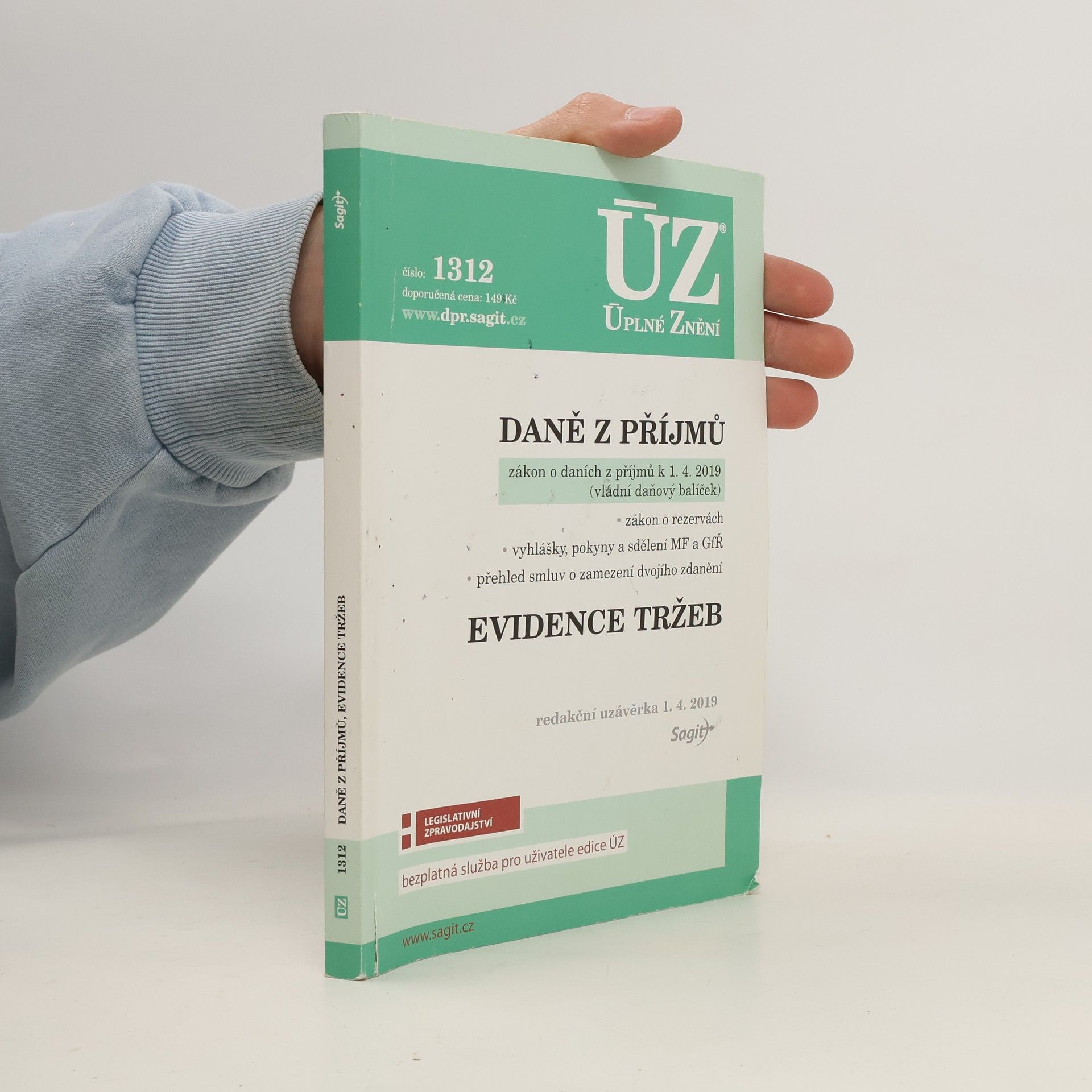 kolektiv Daně z příjmů. Evidence tržeb