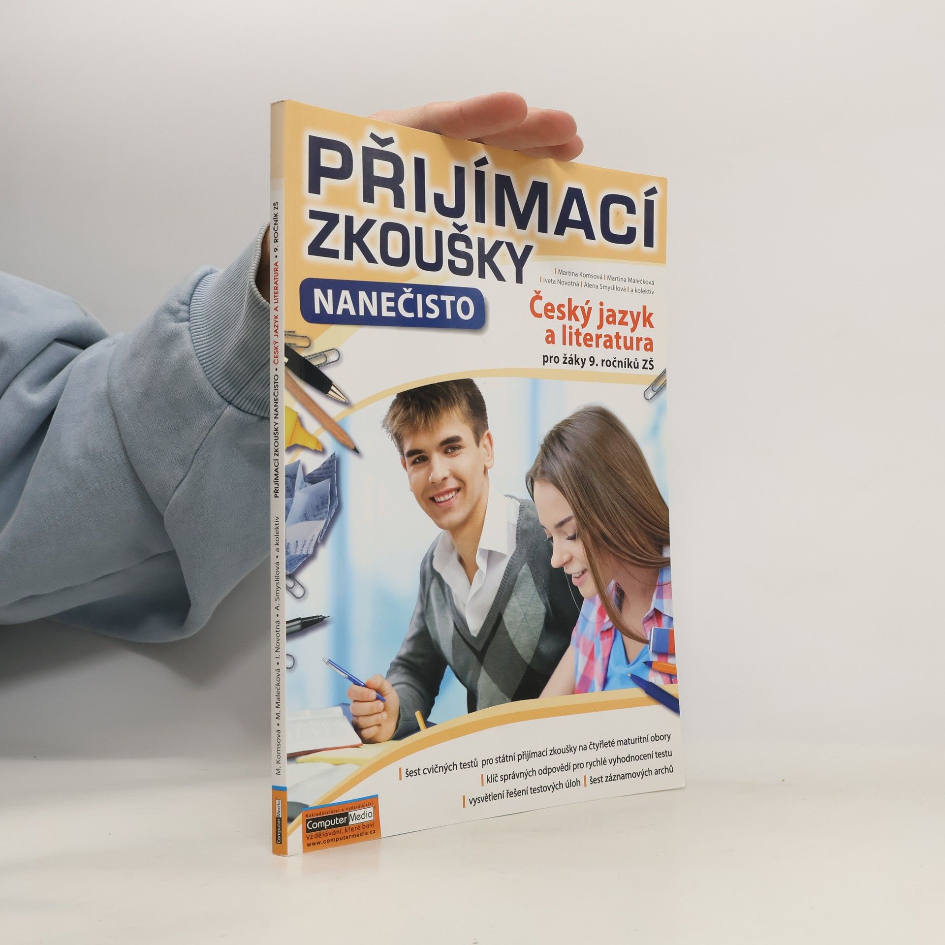 Martina Komsová Přijímací zkoušky nanečisto. Český jazyk a literatura pro žáky 9. ročníků ZŠ