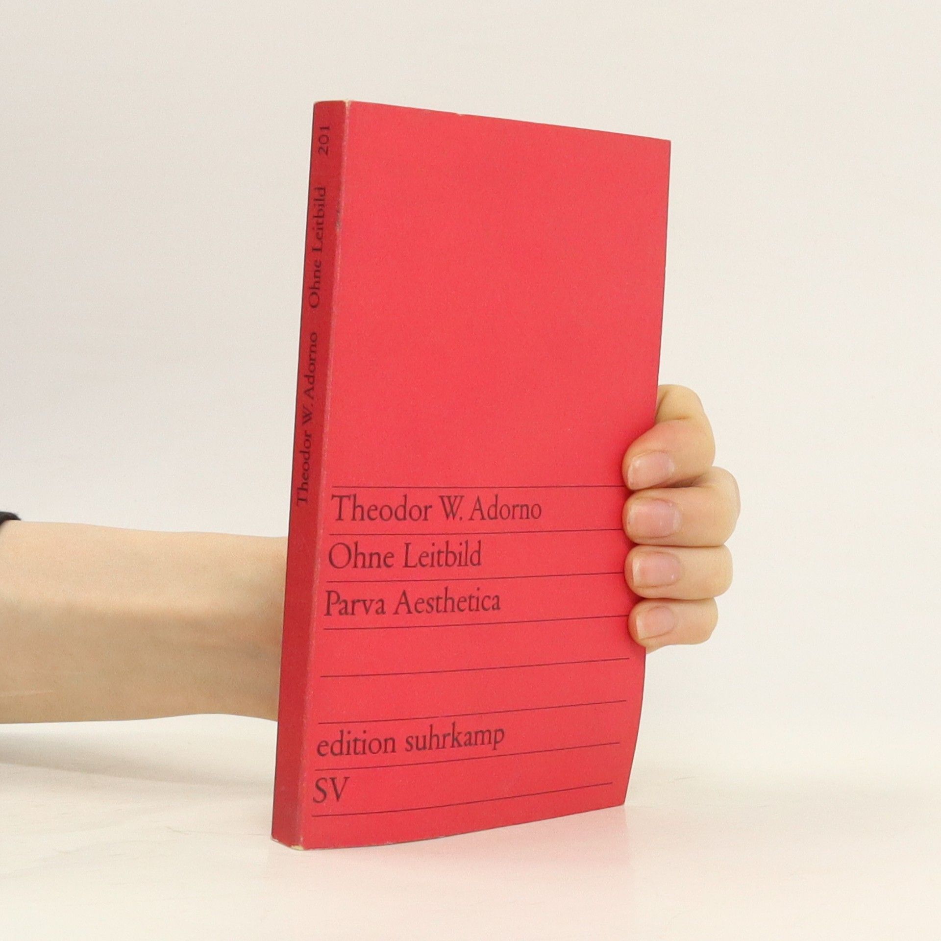 Theodor W. Adorno Ohne Leitbild. Parva Aesthetica