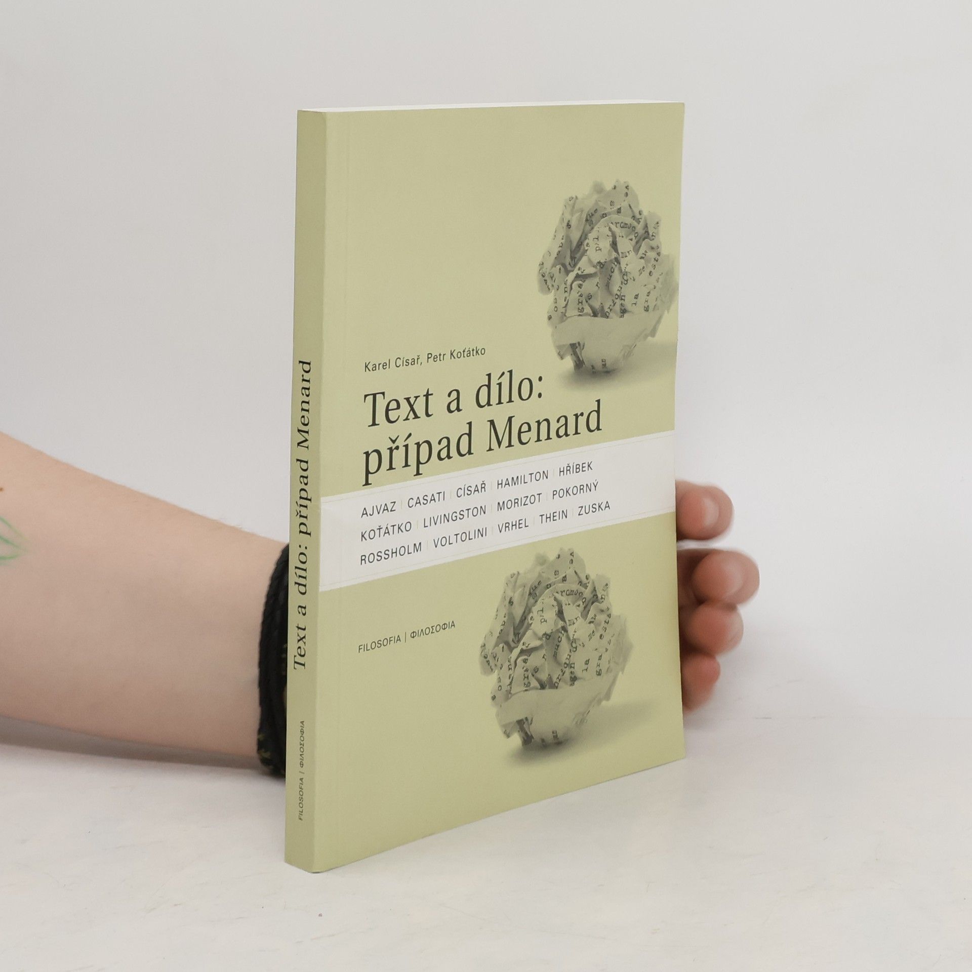 Petr Koťátko Text a dílo: případ Menard