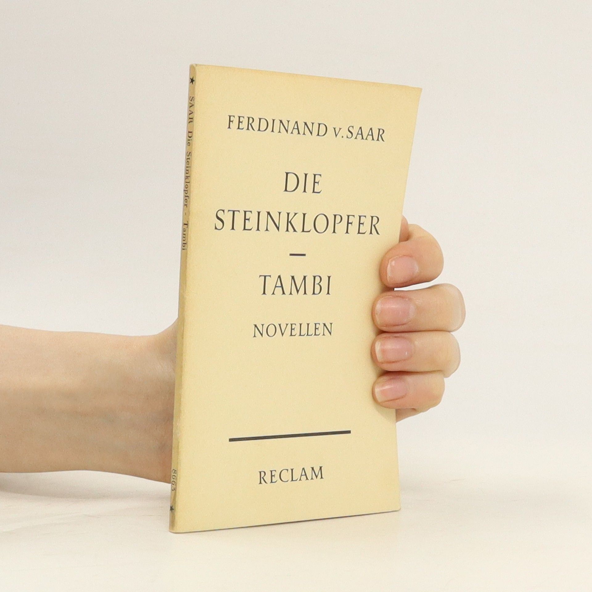 Ferdinand V. Saar Die Steinklopfer. Tambi