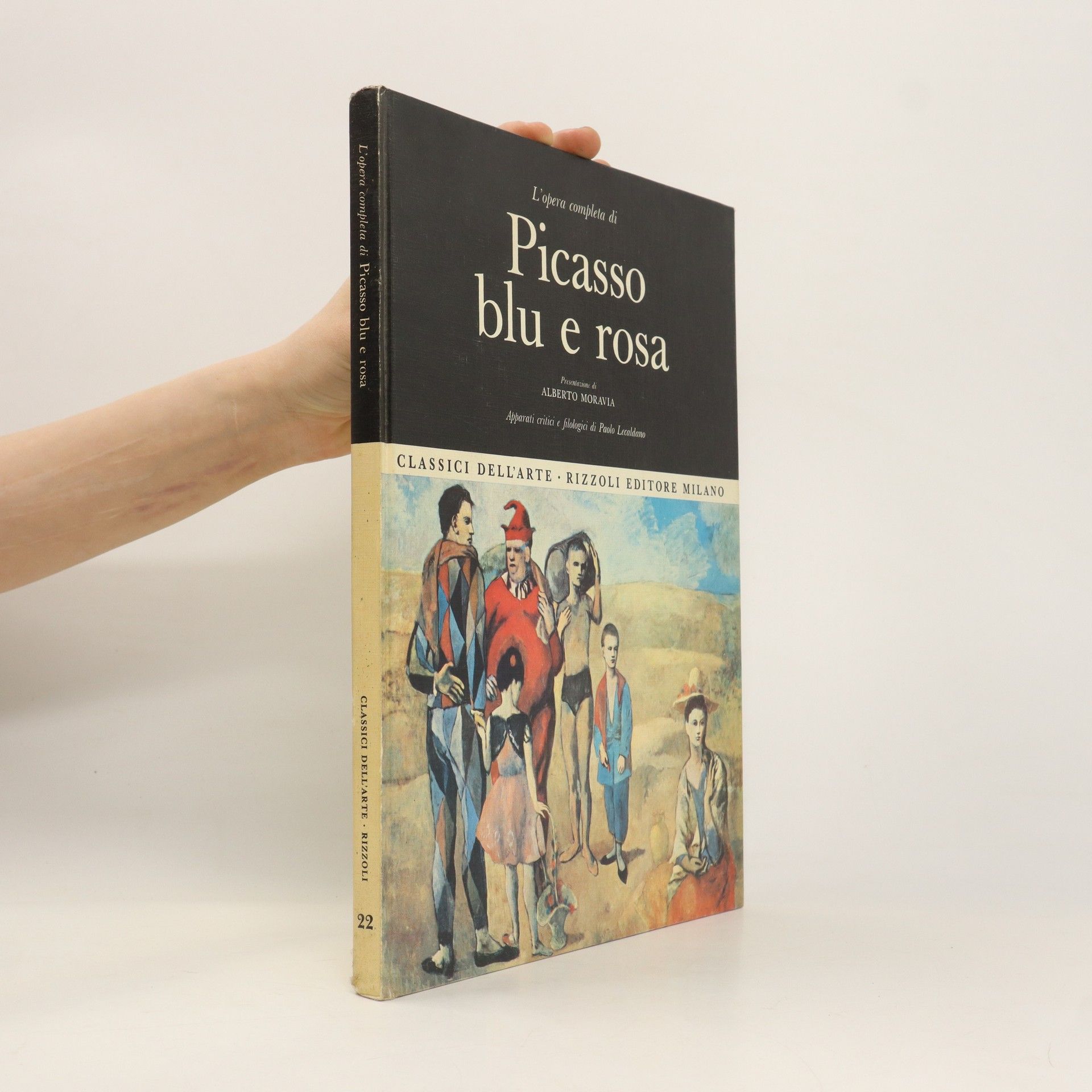 Alberto Moravia L'opera completa di Picasso blu e rosa