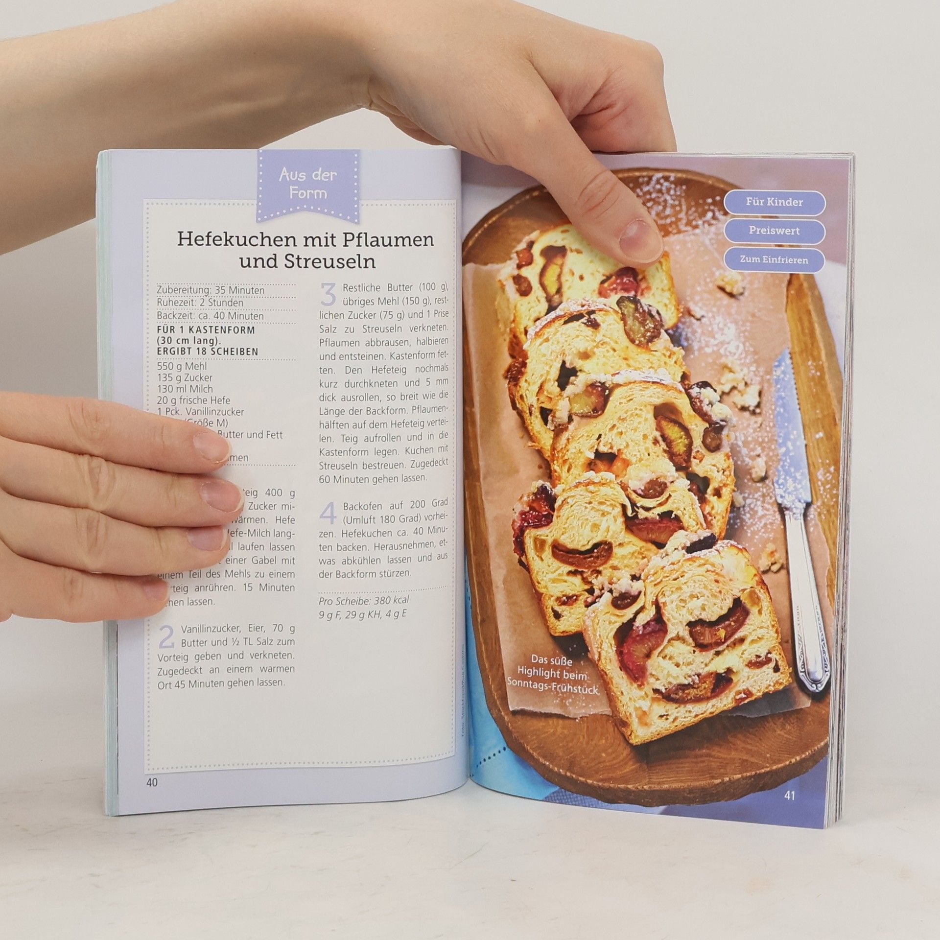 Kolektiv autorů Streuselkuchen mit Herbstfrüchten