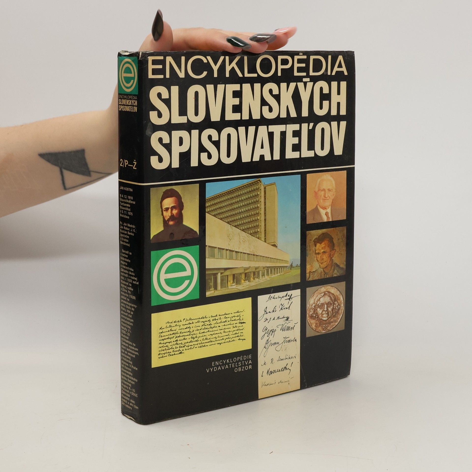 Karol Rosenbaum Encyklopédia slovenských spisovateľov. 2. zväzok P-Ž