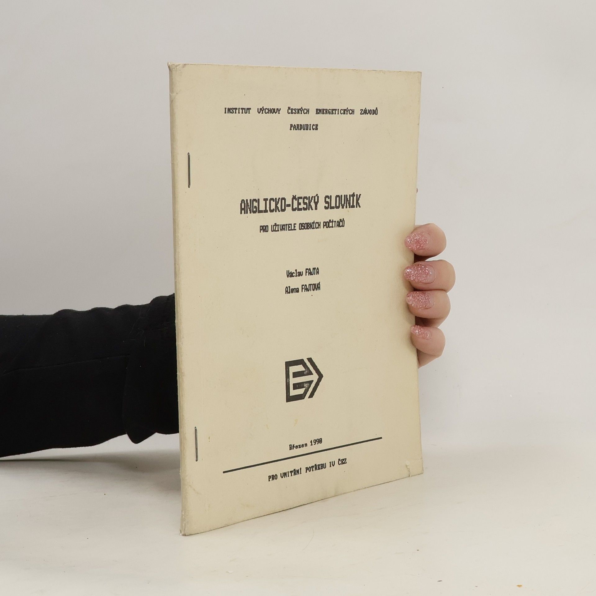 Václav Fajta Anglicko-český slovník pro uživatele osobních počítačů