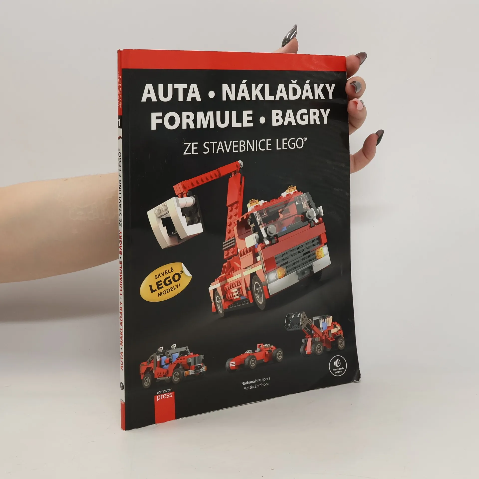 Auta, náklaďáky, formule, bagry ze stavebnice LEGO | Book | Nathanaël Kuipers | CS