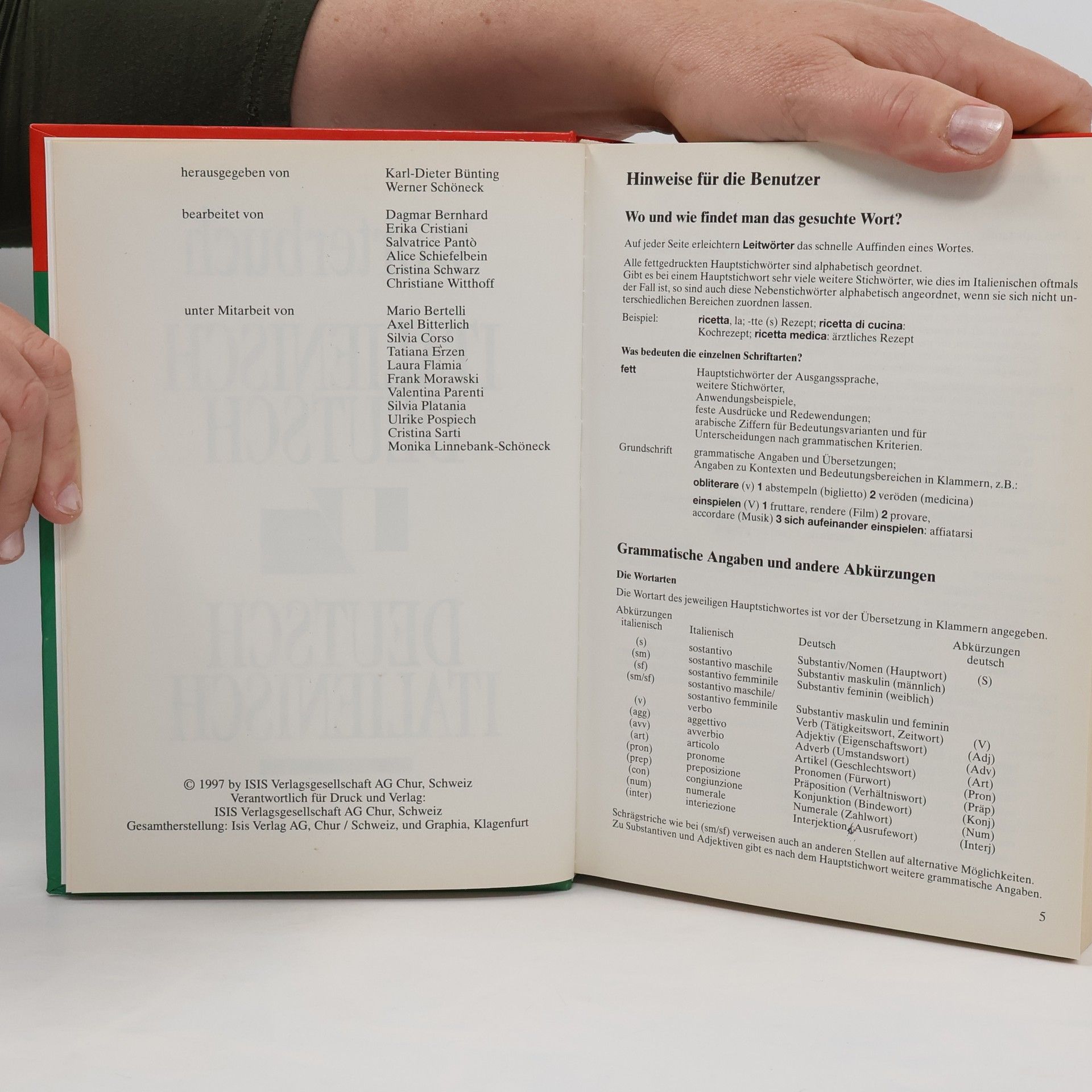 Autorenkollektiv Wörterbuch Italienisch-Deutsch, Deutsch-Italienisch
