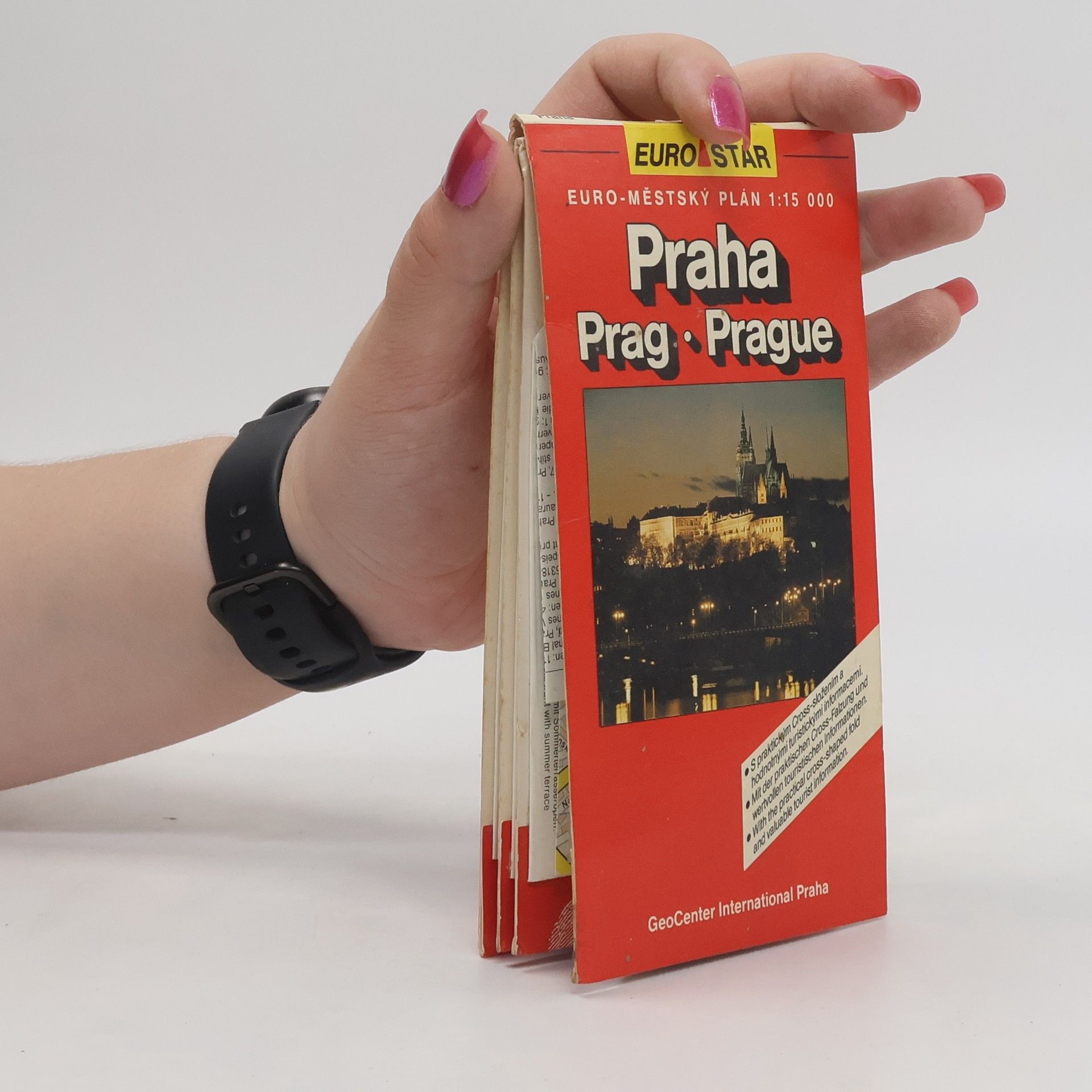 Autores varios Euro městský plán 1:15 000 Praha Prag Prague