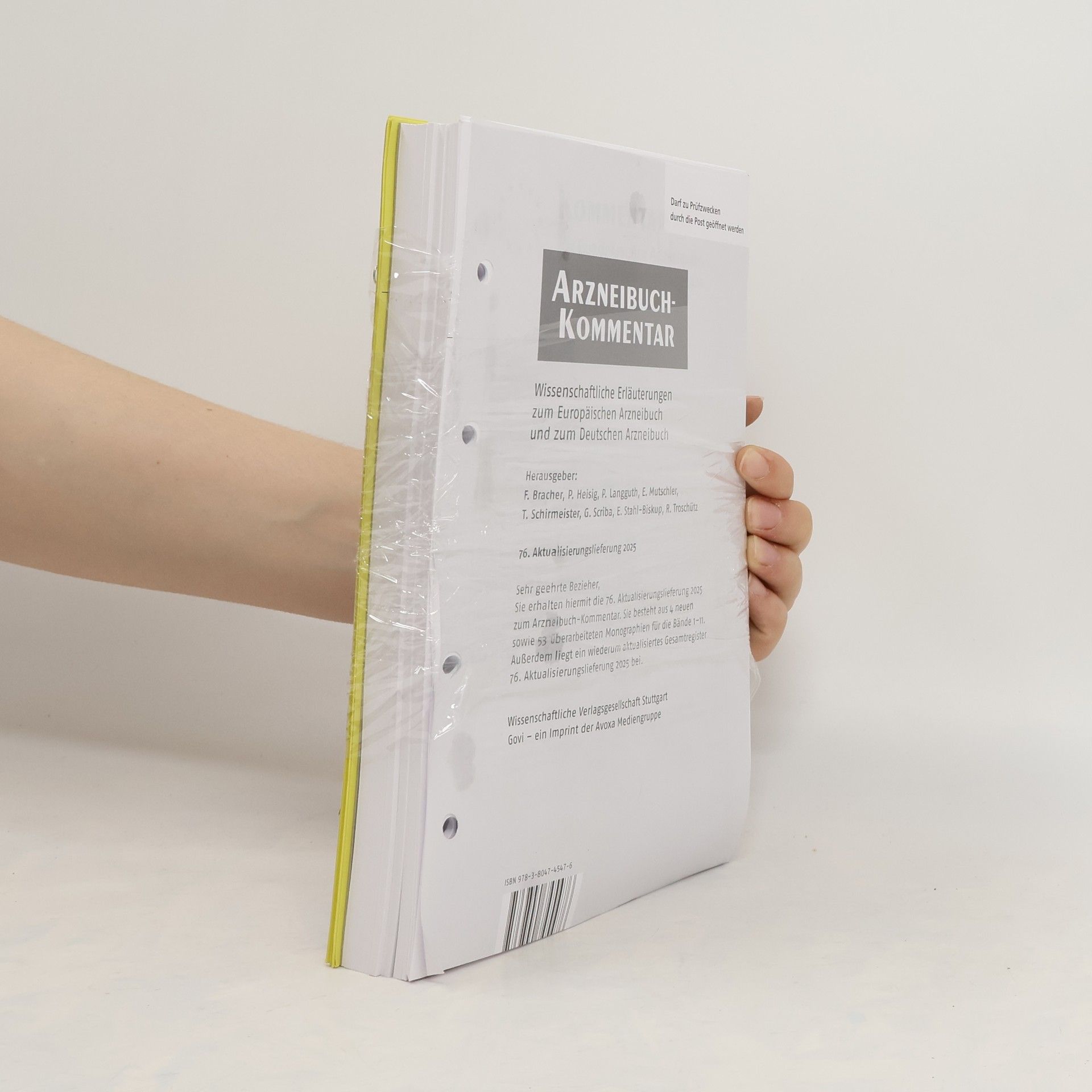 Autorenkollektiv Arzneibuch-Kommentar