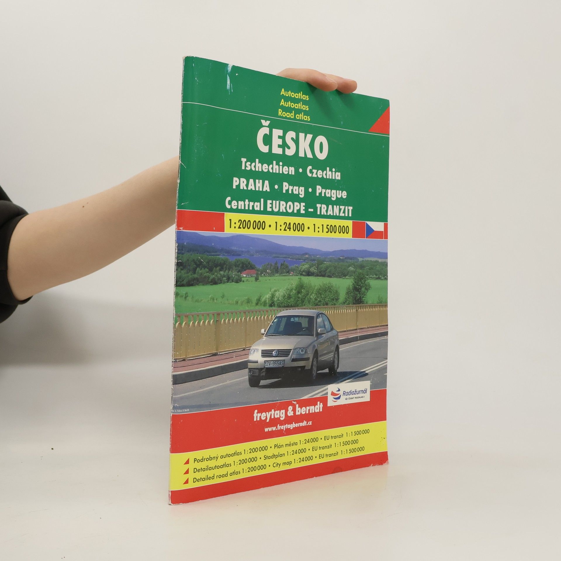 kolektiv Autoatlas Autoatlas Road Atlas 1:1 500 000. Česko Tschecien Czechia 1:200 000. Praha Prag Prague 1:24 000