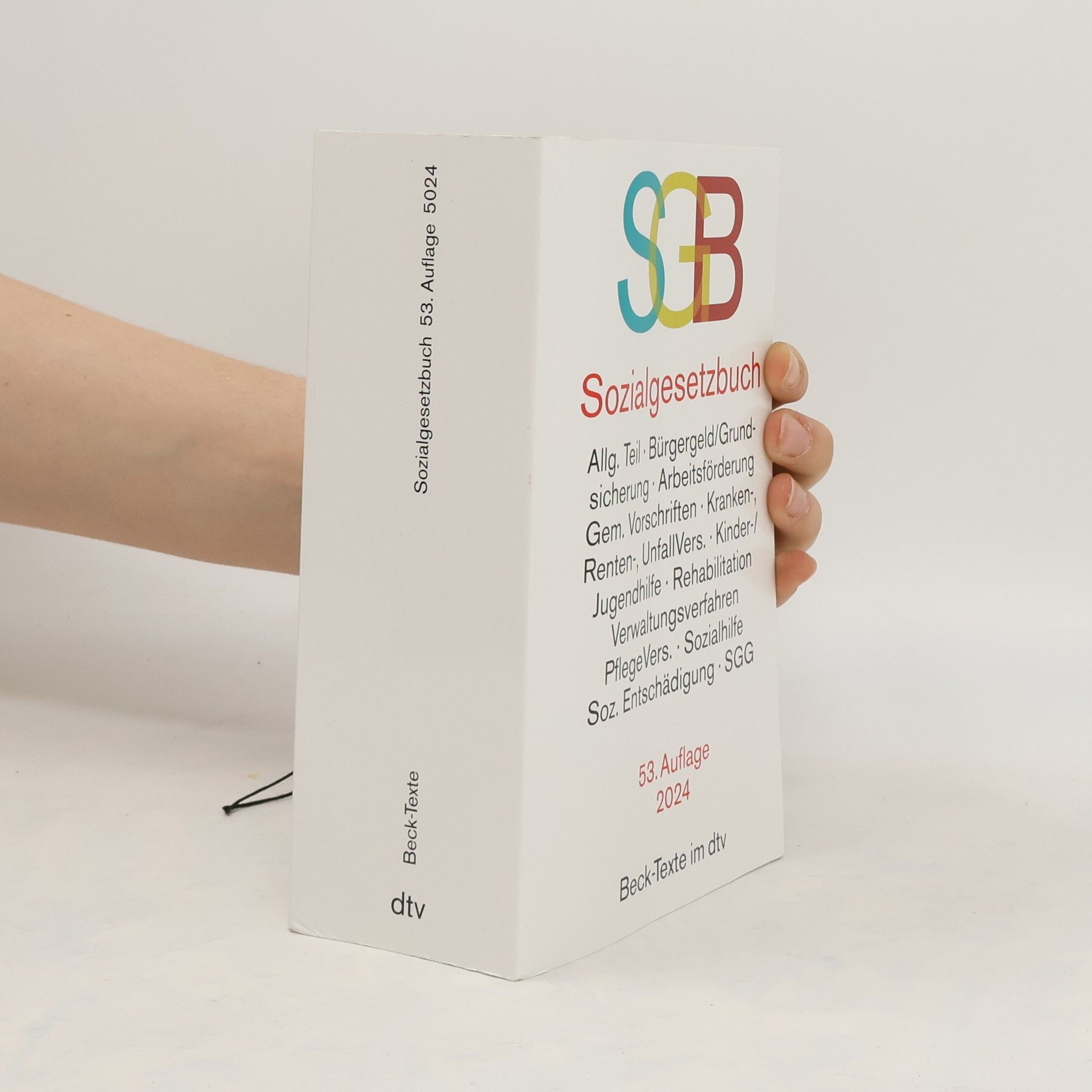 dtv Verlagsgesellschaft Sozialgesetzbuch mit Sozialgerichtsgesetz