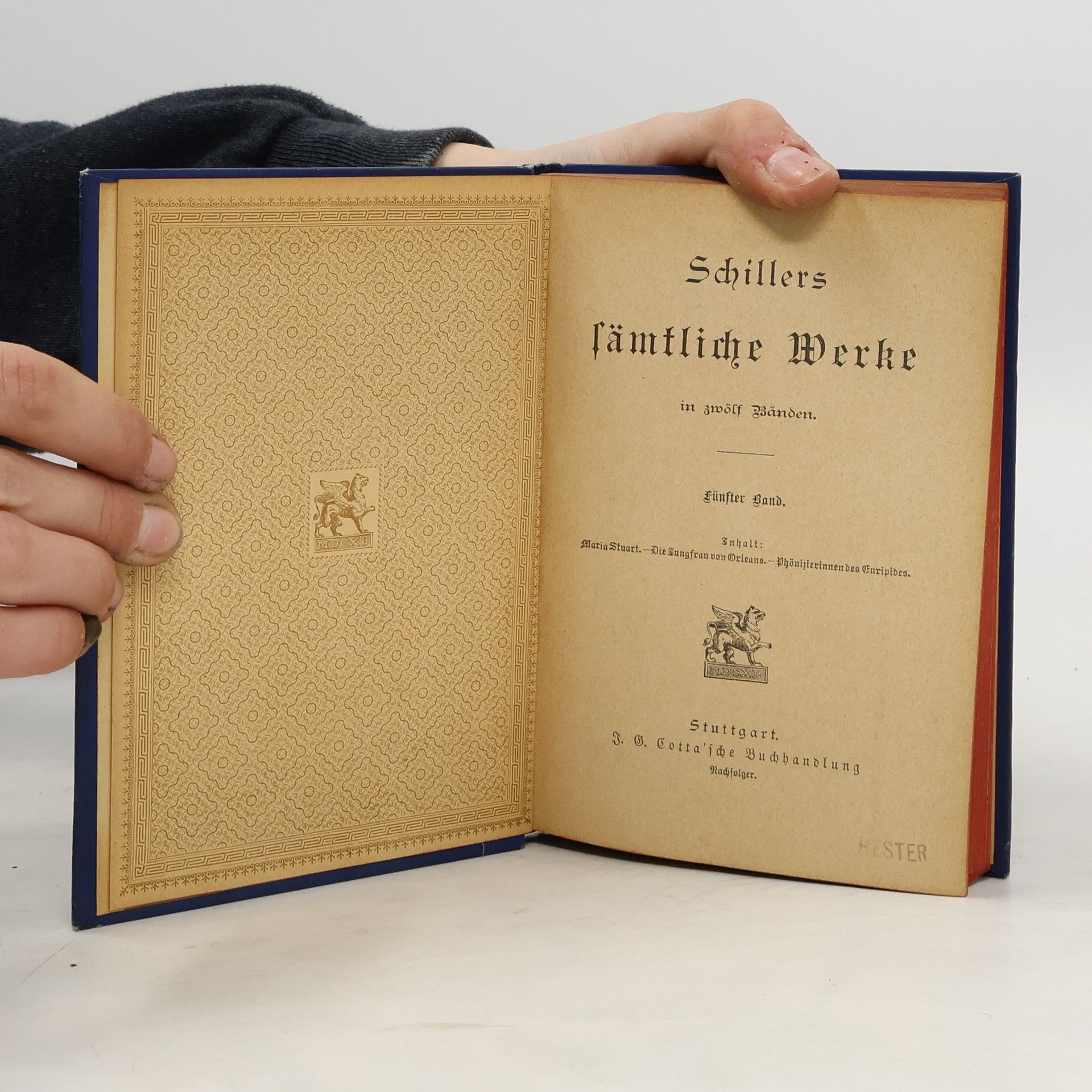 Friedrich Schiller Schillers sämtliche Werke in 5. Bänden