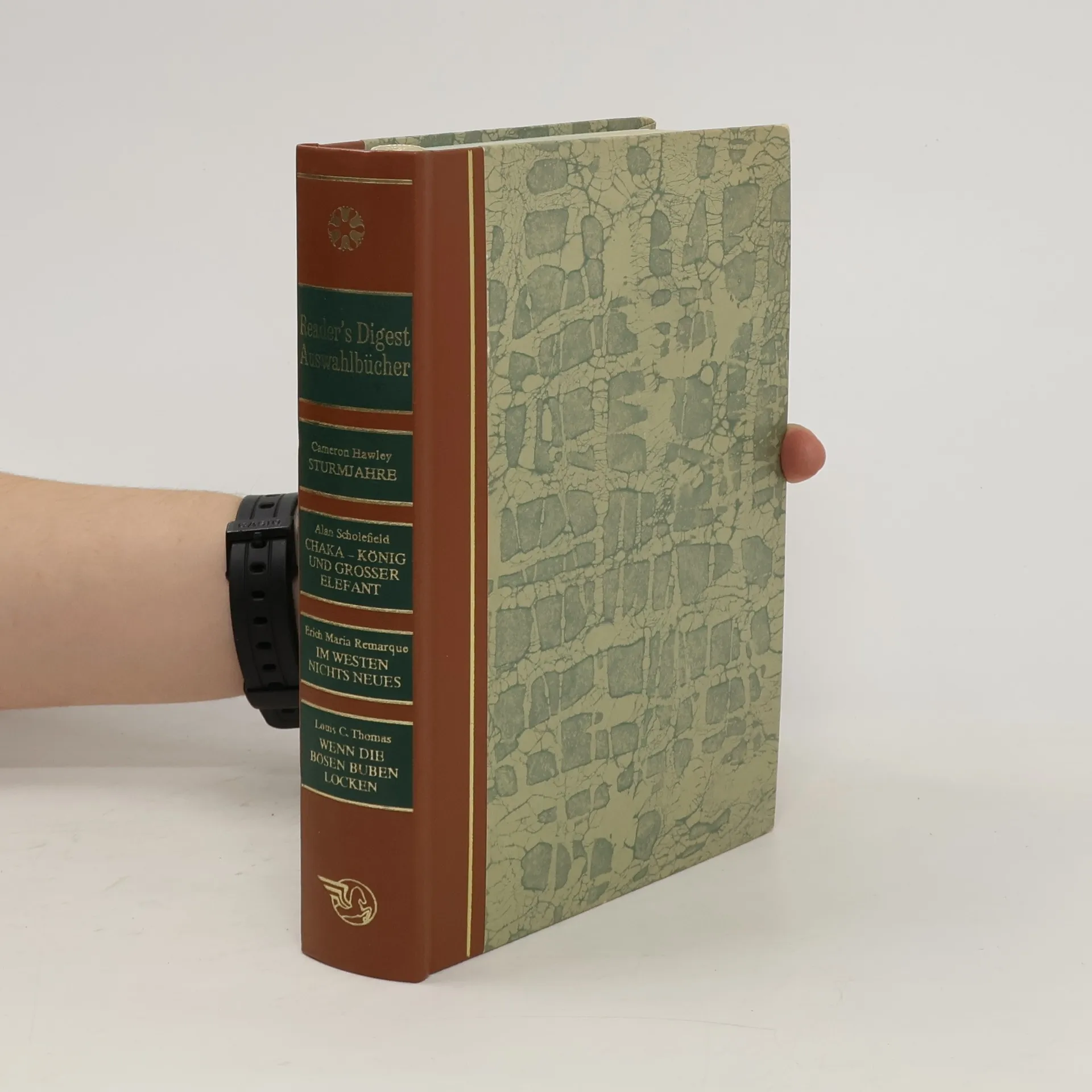 Reader's Digest Auswahlbücher. Sturmjahre. Chaka-König und grosser Elefant. Im Westen nichts Neues. Wenn die Bösen Buben locken | Buch | Hardcover