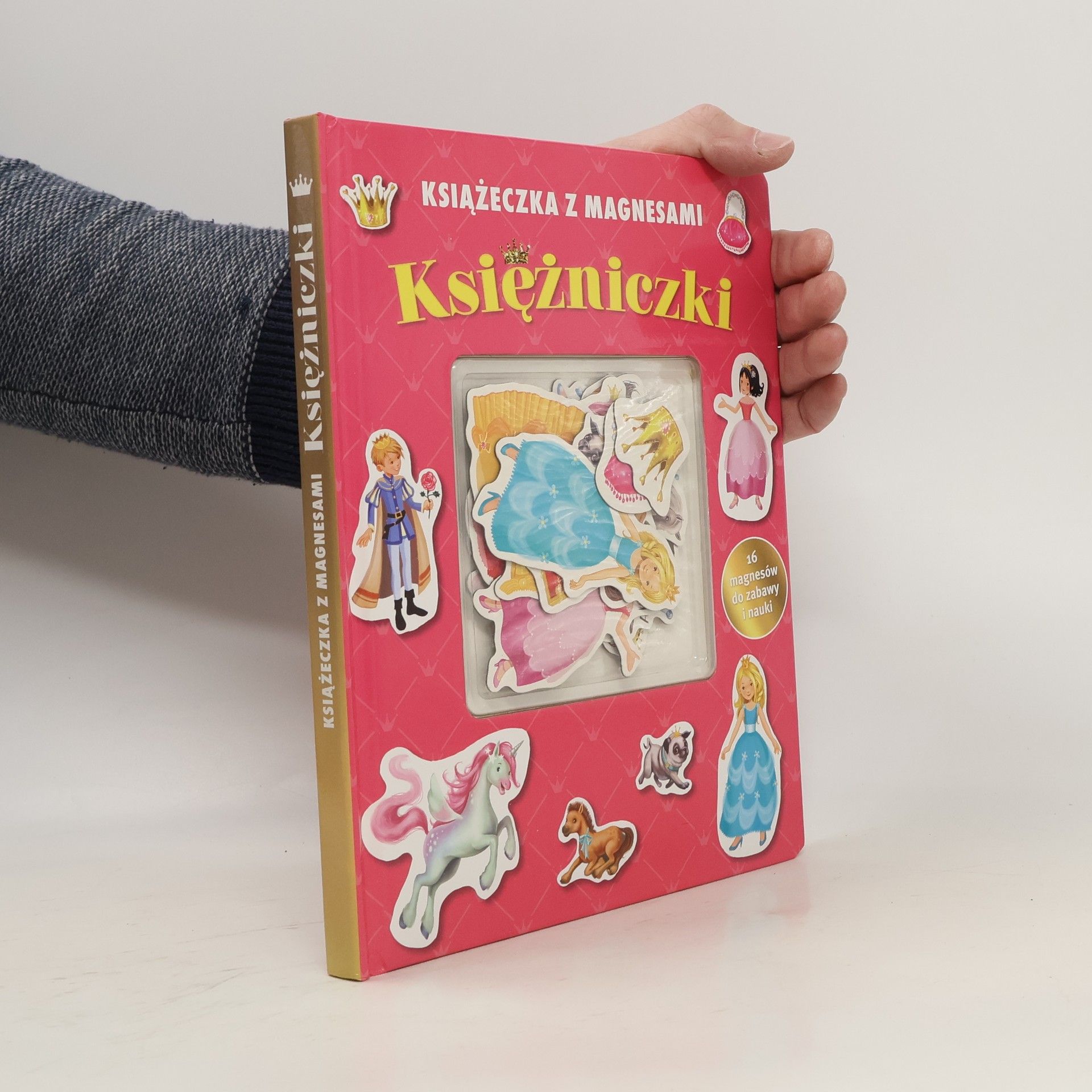 Autores varios Książeczka z magnesami. Księżniczki