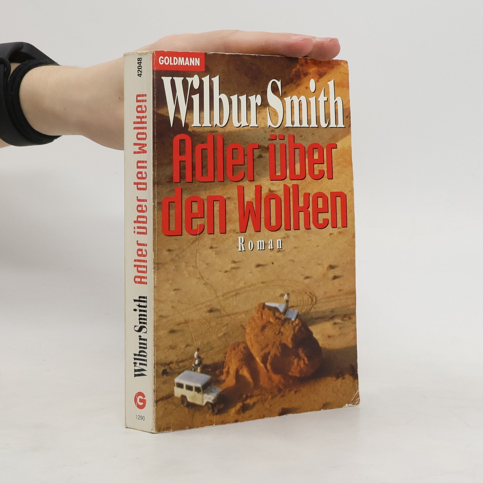 Wilbur Smith Adler über den Wolken.