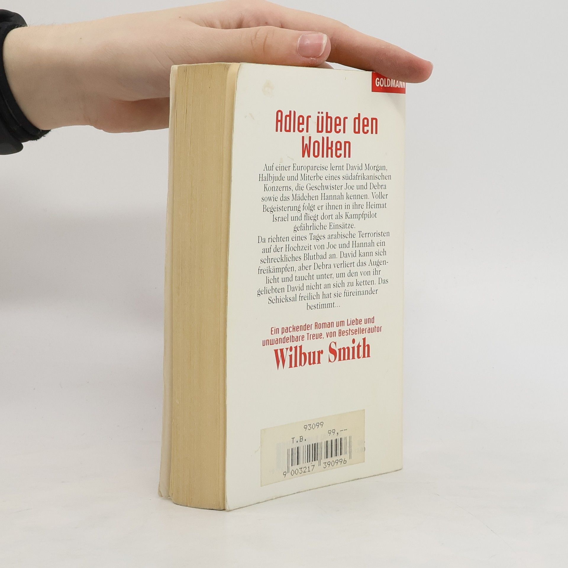 Wilbur Smith Adler über den Wolken.