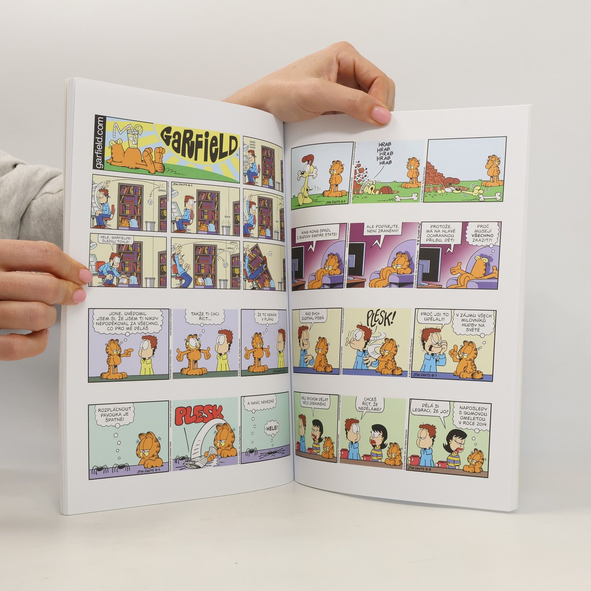 Jim Davis Garfield Garfield dostává do tlamy (č. 62)
