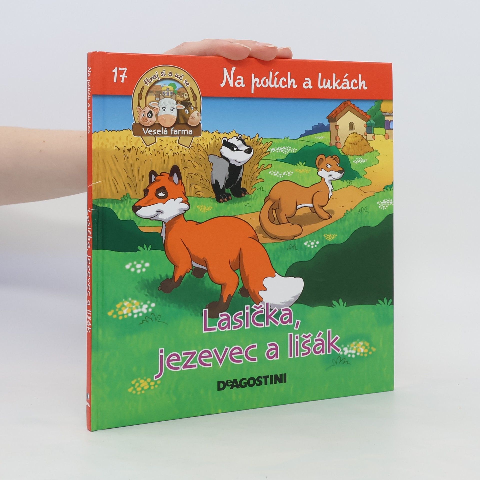 AA.VV. Na polích a lukách 17. Lasička, jezevec a lišák