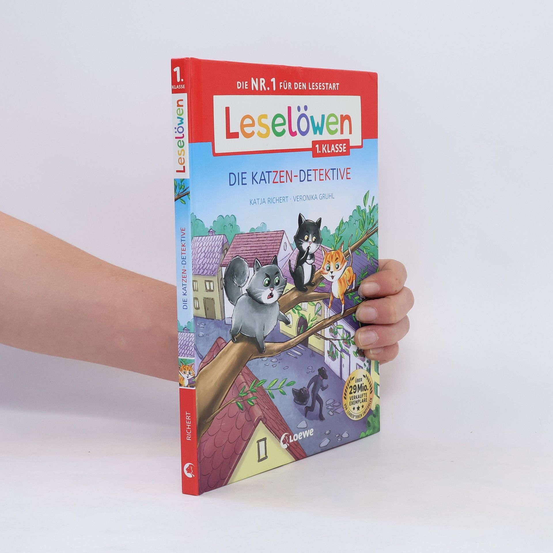Katja Richert Leselöwen 1. Klasse - Die Katzen-Detektive (Großbuchstabenausgabe)
