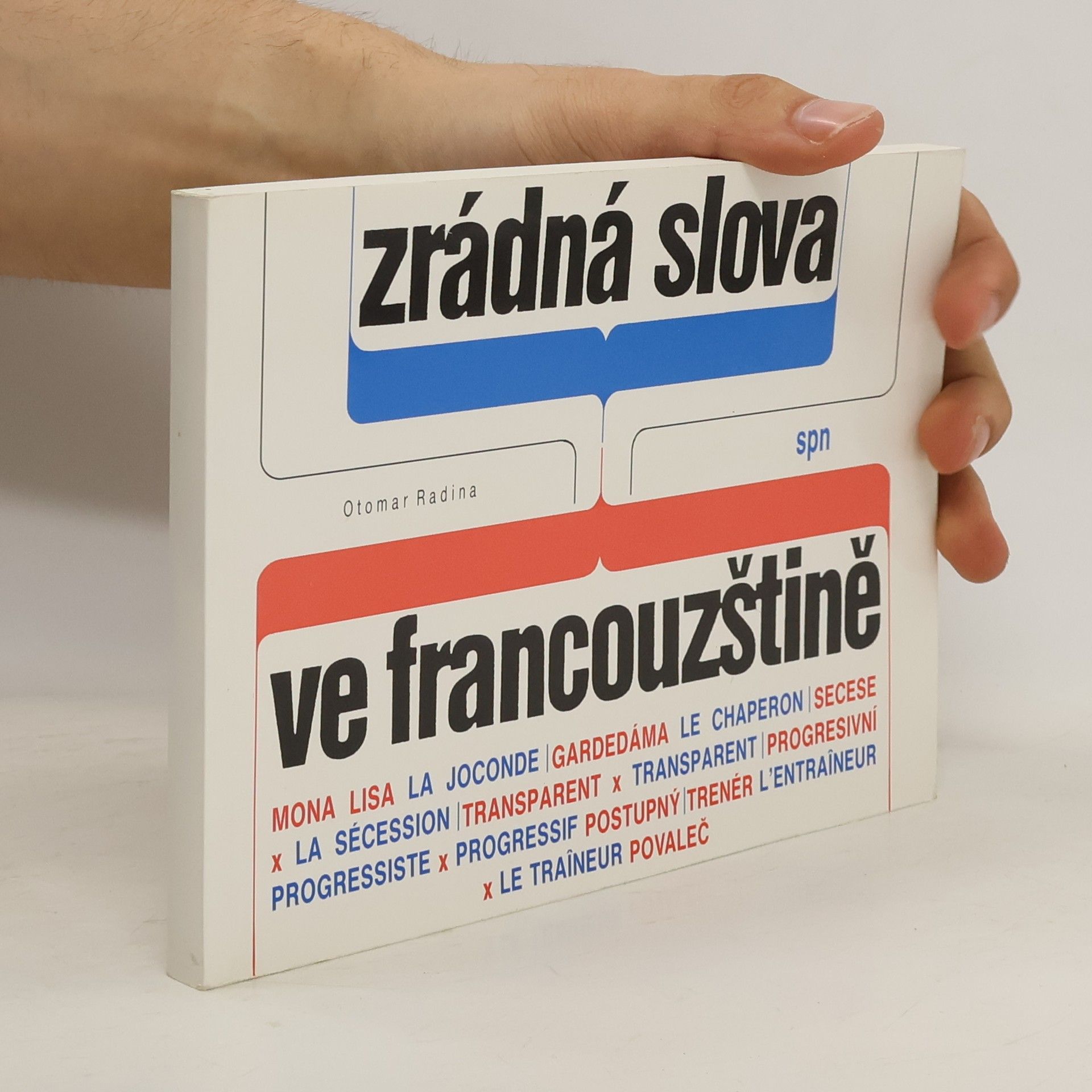 Otomar Radina Zrádná slova ve francouzštině