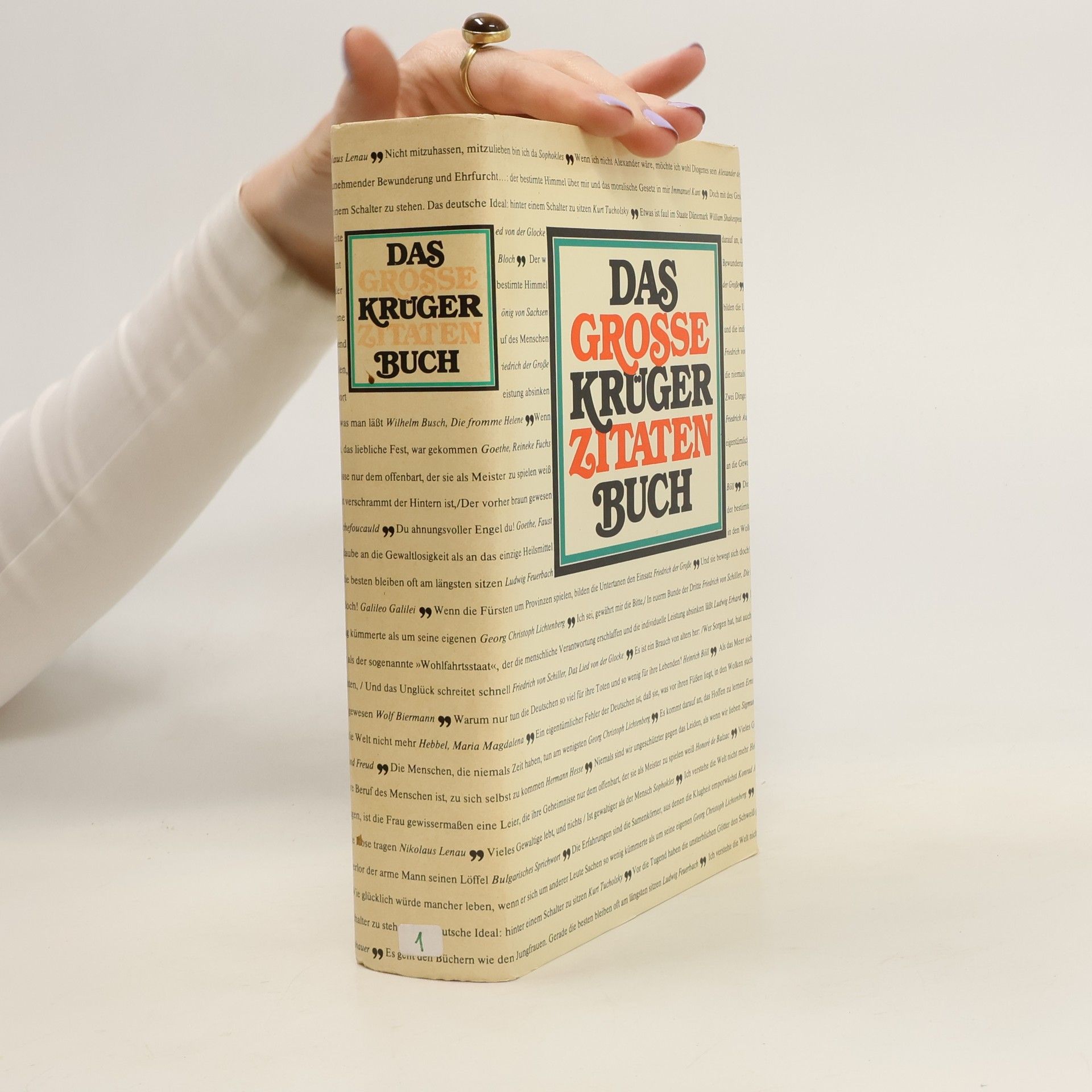 Autorenkollektiv Das grosse Kruger Zitaten Buch