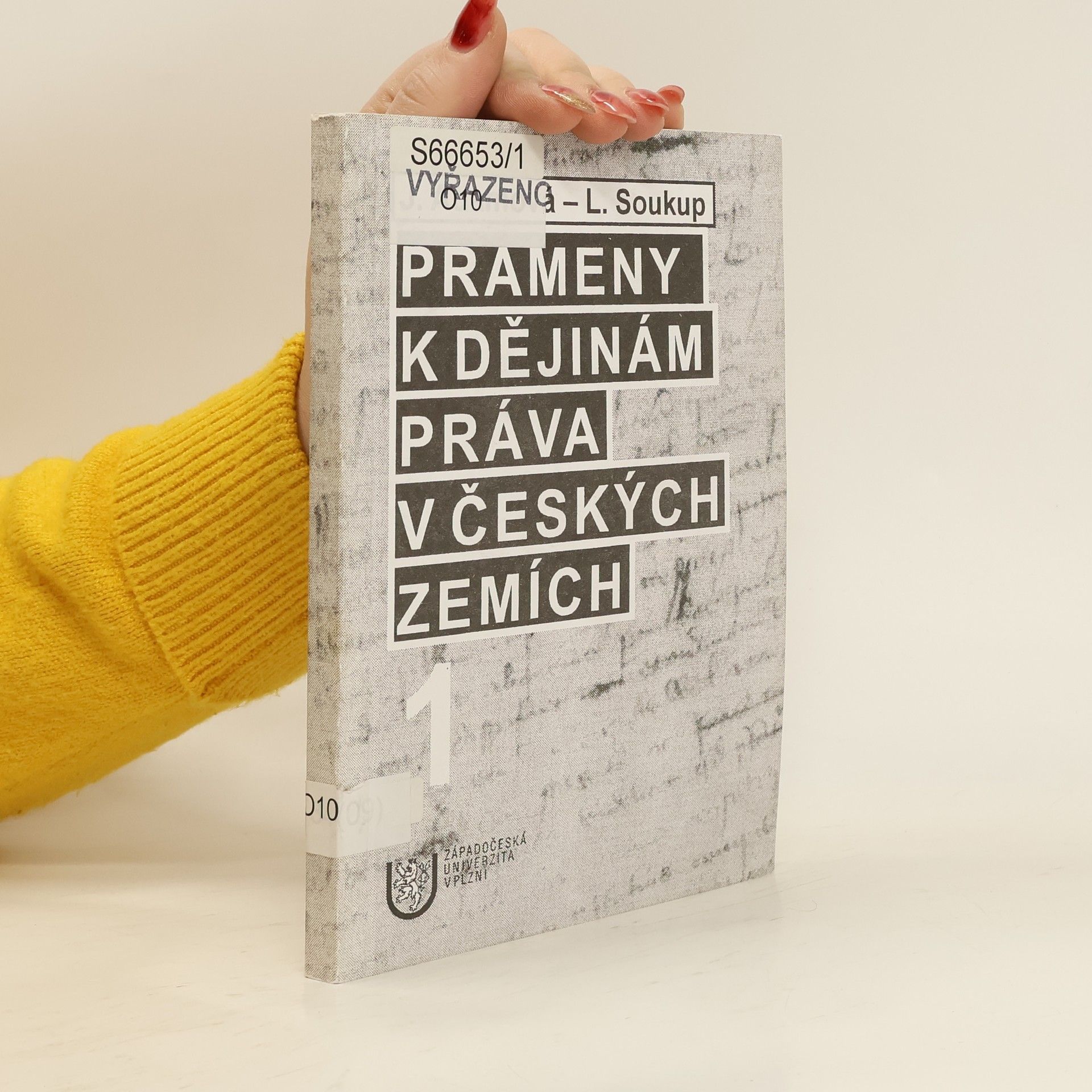 Karolina Adamová Prameny k dějinám práva v českých zemích 1