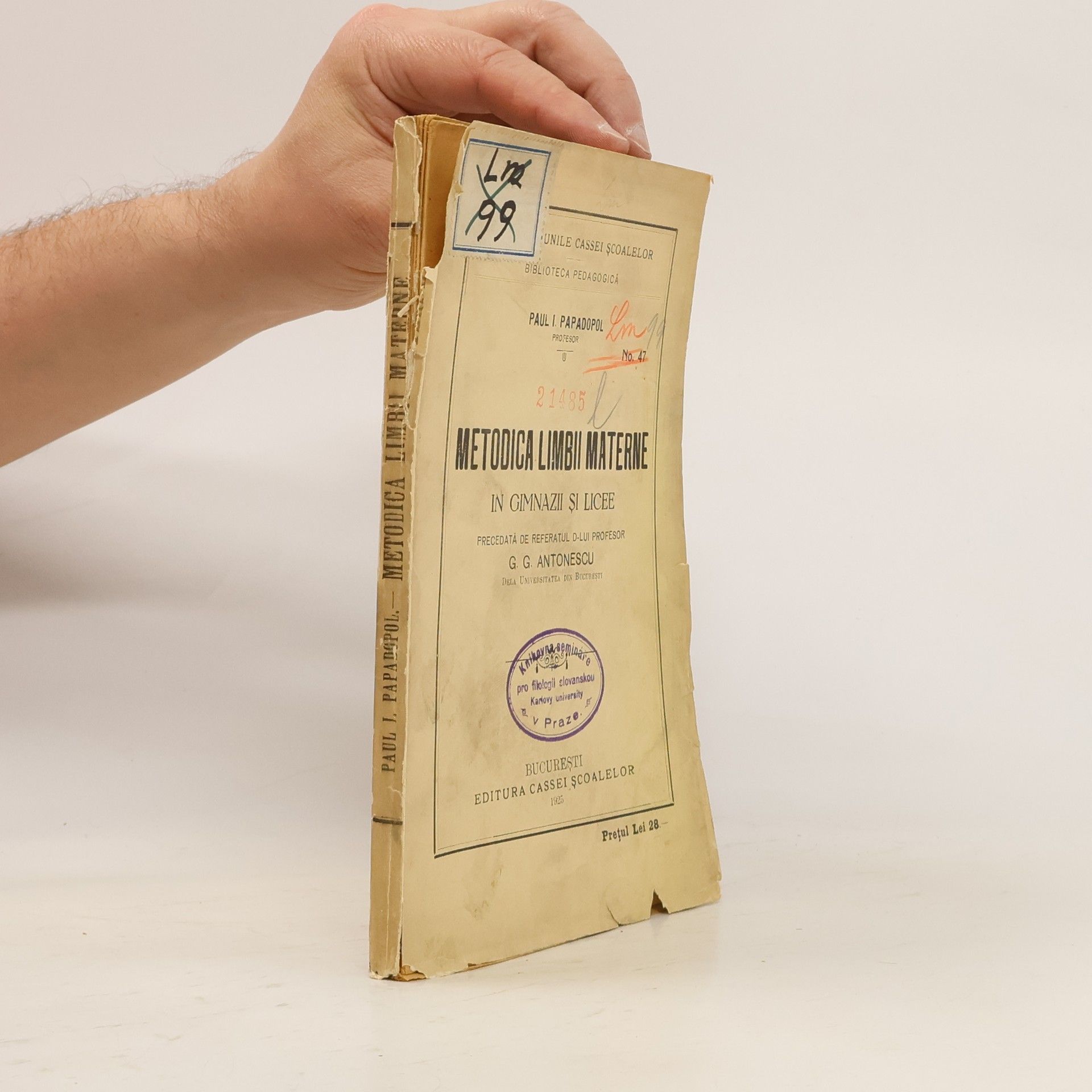 G. G. Antonescu Metodica Limbii Materne