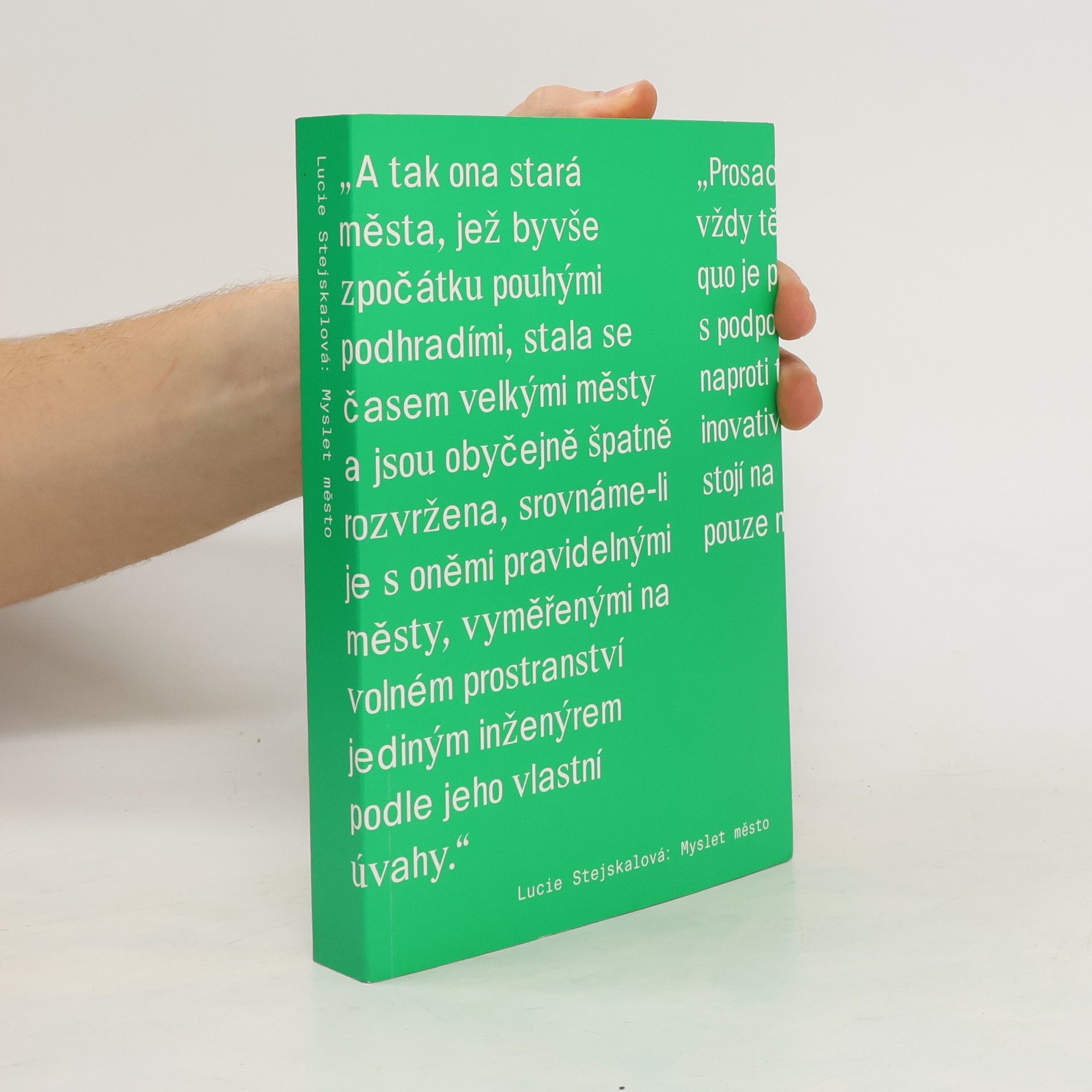 Lucie Stejskalová Myslet město