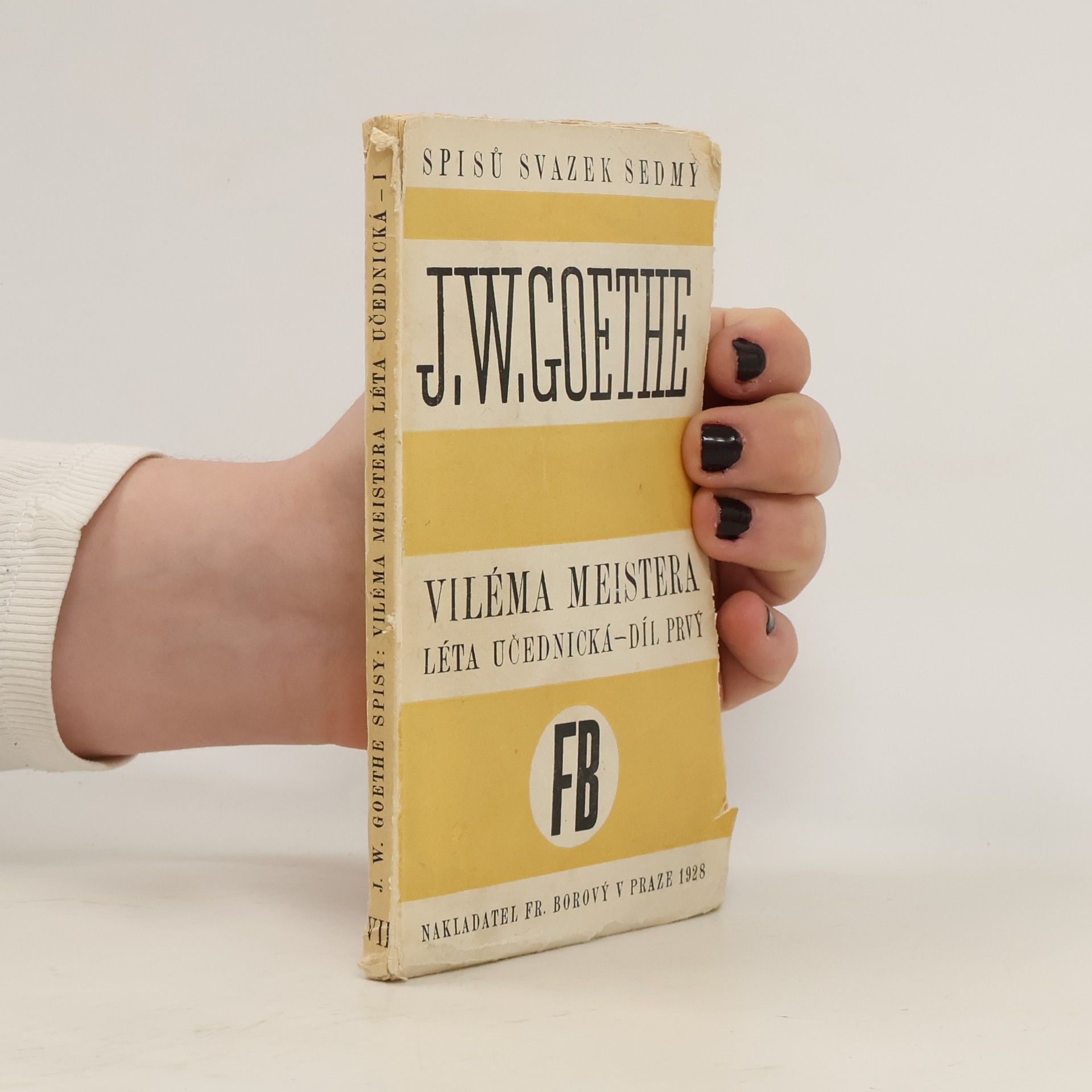 Johann Wolfgang von Goethe Viléma Meistera léta učednická. Díl prvý