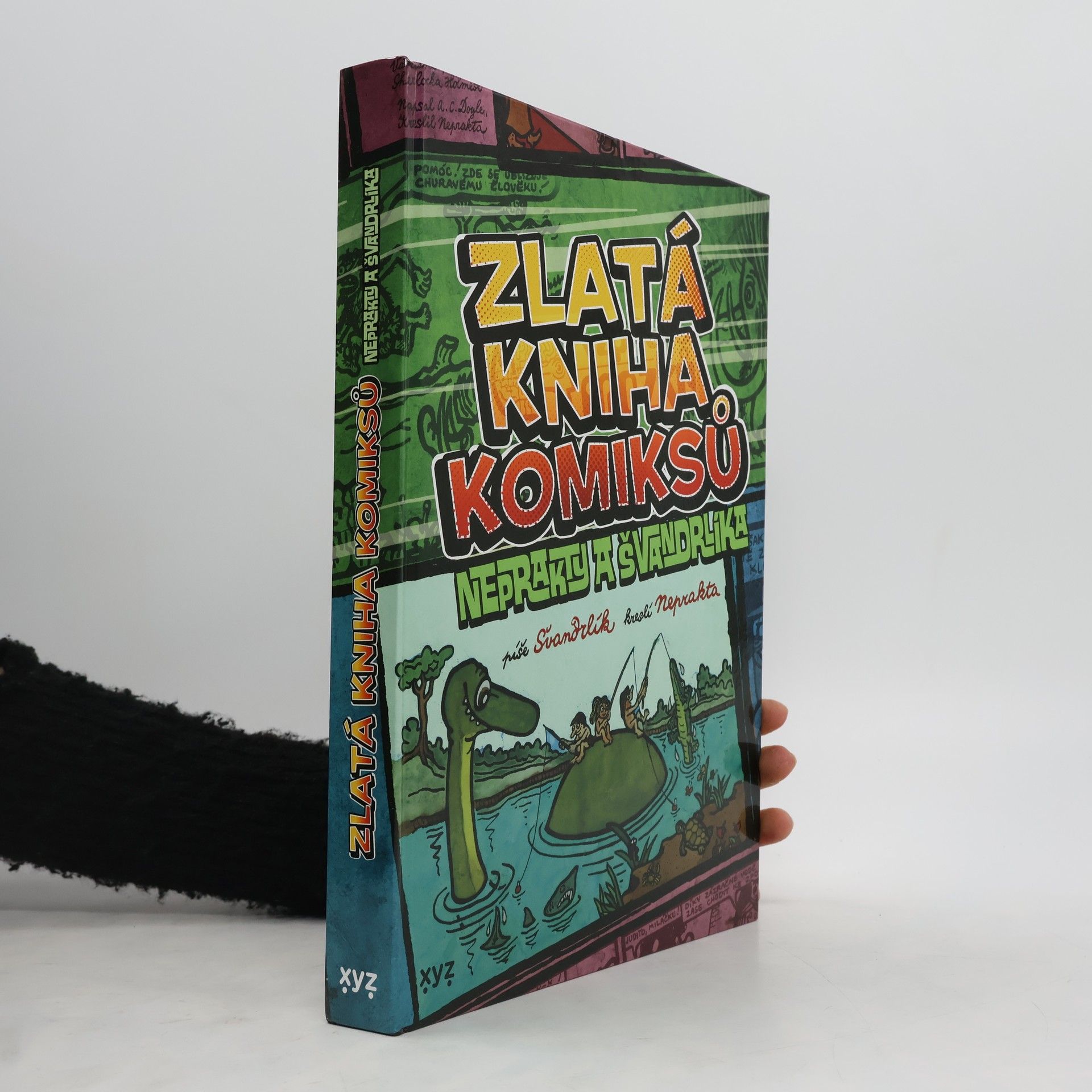 Miloslav Švandrlík Zlatá kniha komiksů Neprakty a Švandrlíka