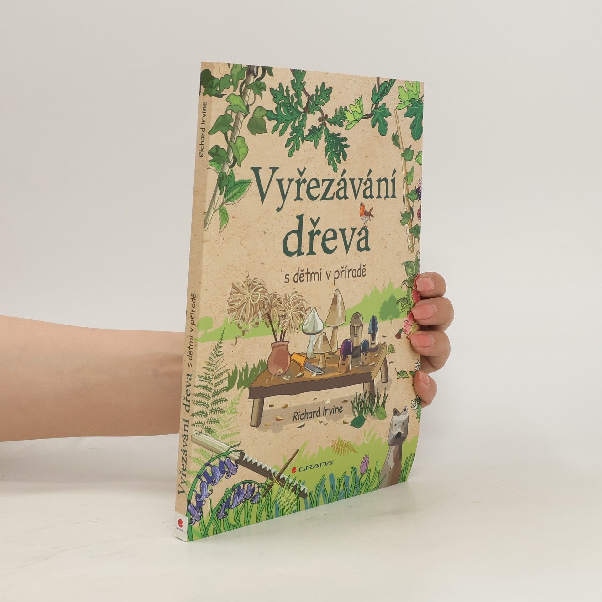 Richard Irvine Vyřezávání dřeva s dětmi v přírodě