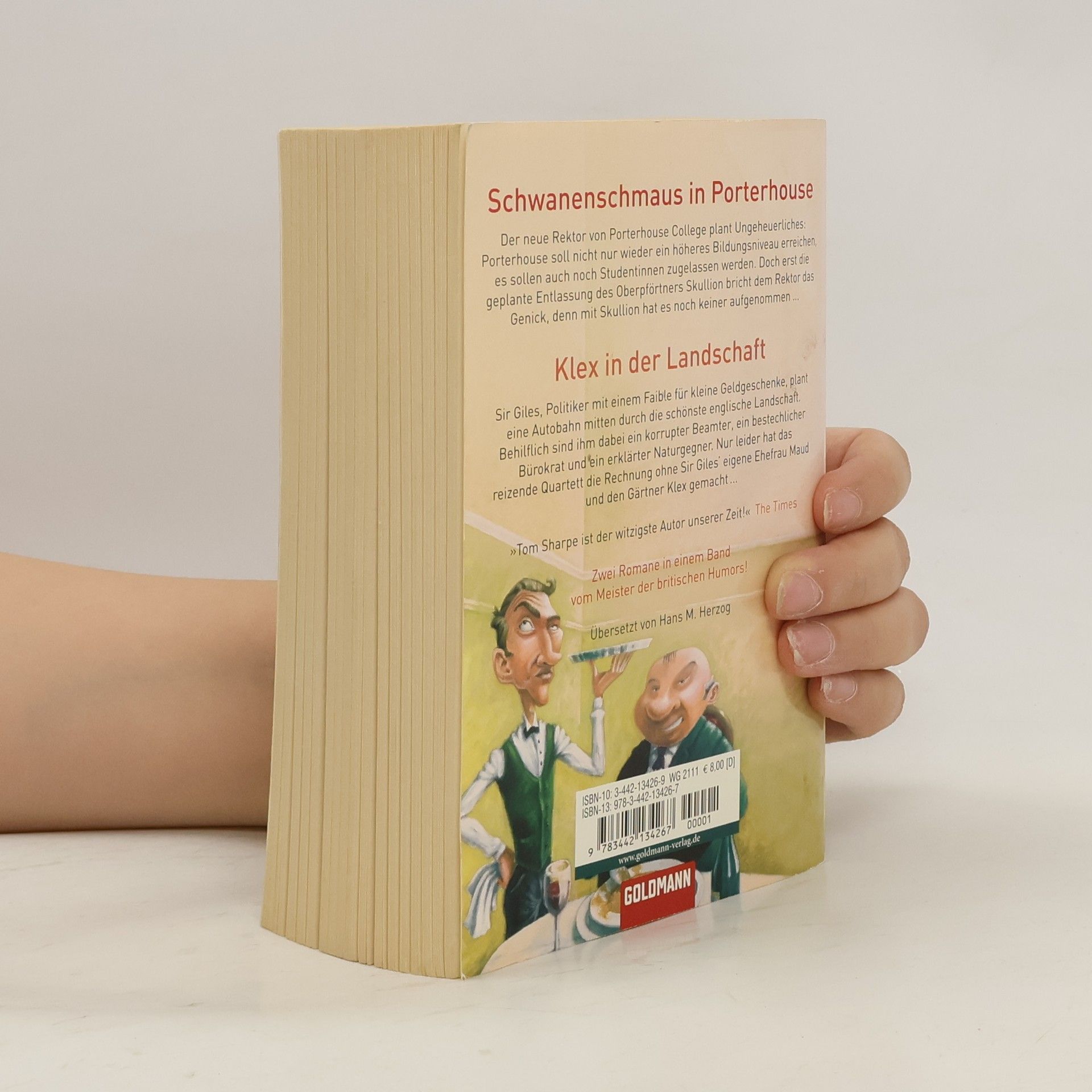 Tom Sharpe Schwanenschmaus in Porterhouse. Klex in der Landschaft